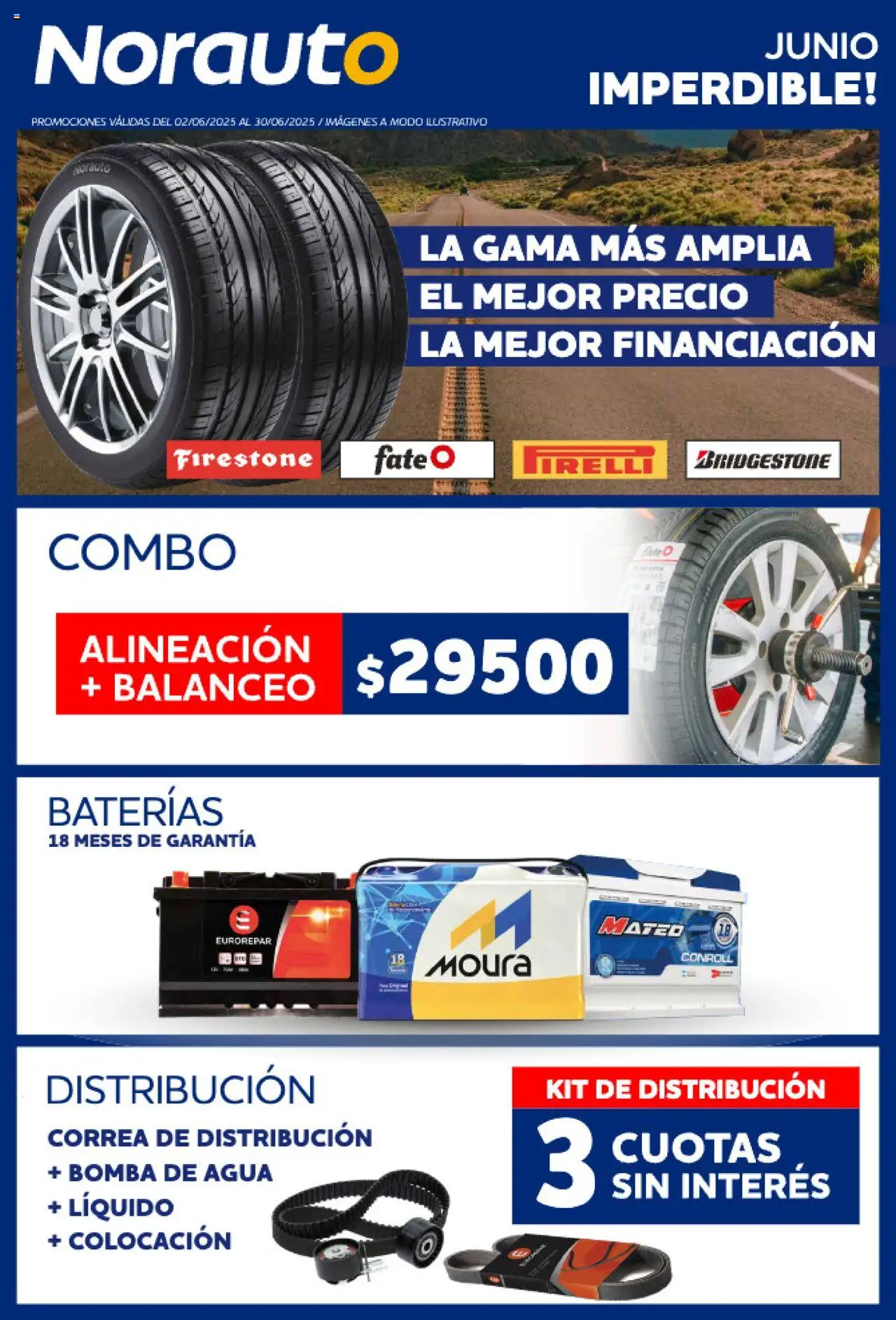 Norauto catálogo │ válido desde el 01.06.2025 | Página: 1 | Productos: Agua, Bomba de agua