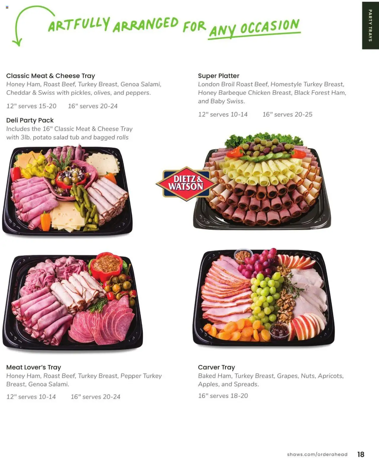 Shaw's Entertaining Guide - valid from 01.01.2025 | Page: 19 | Products: Cheese, Salad, Pepper