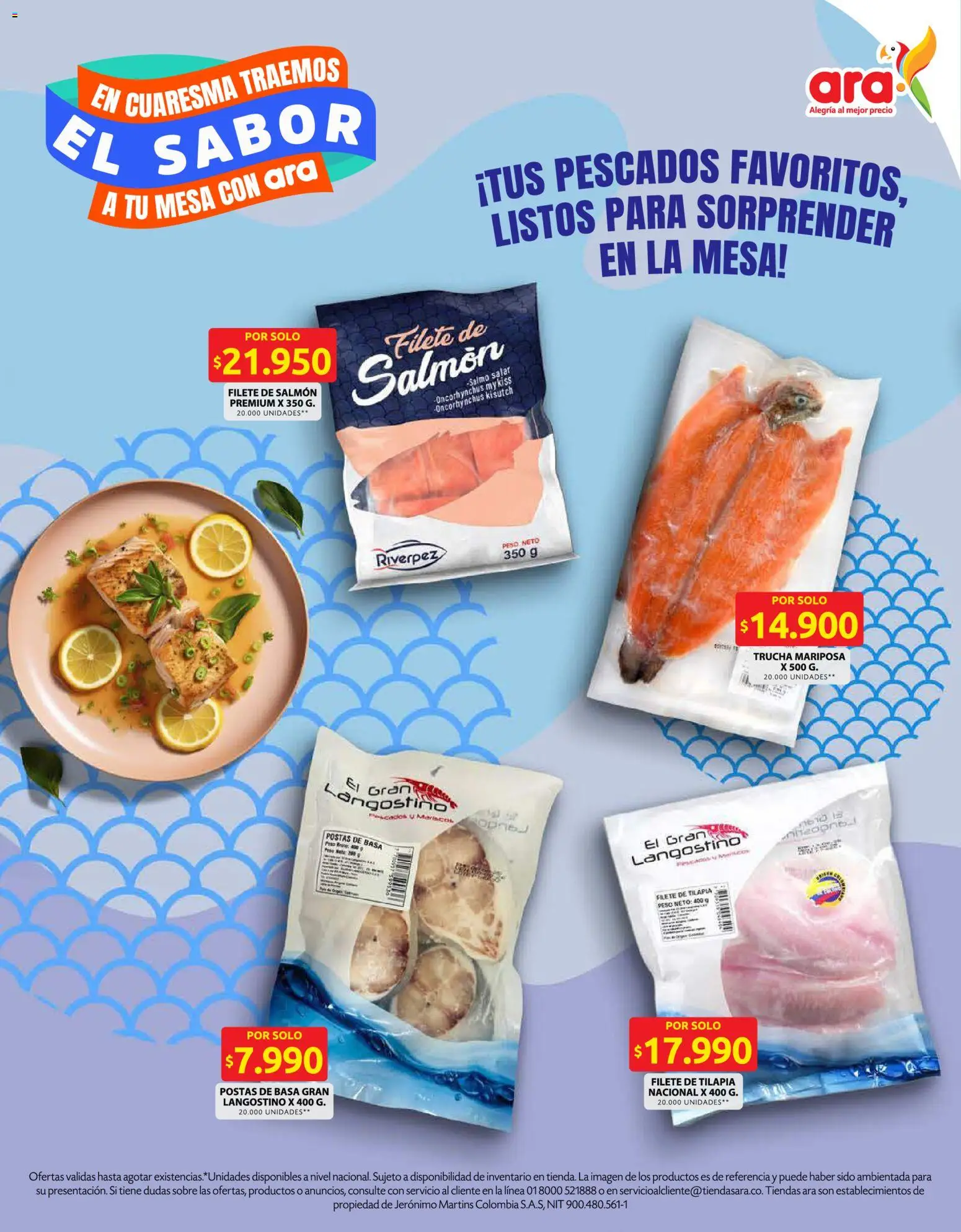 Ara revista - valida desde el 20.03.2026 | Página: 16 | Productos: Peso, Ducha Bidet, Mesa, Mariscos