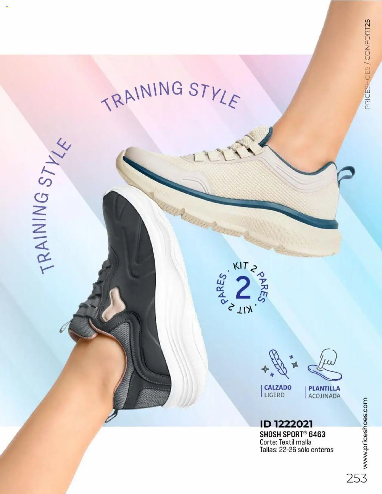 Nuevas ofertas de Price Shoes válidas en toda la República Mexicana desde el 10.02.2025. ¡Encuentra las mejores ofertas en Price Shoes catálogo Confort! | Página: 253 | Productos: Malla