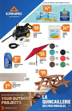 Preview of Canac weekly flyer from shop Canac valid from 30.04.2026