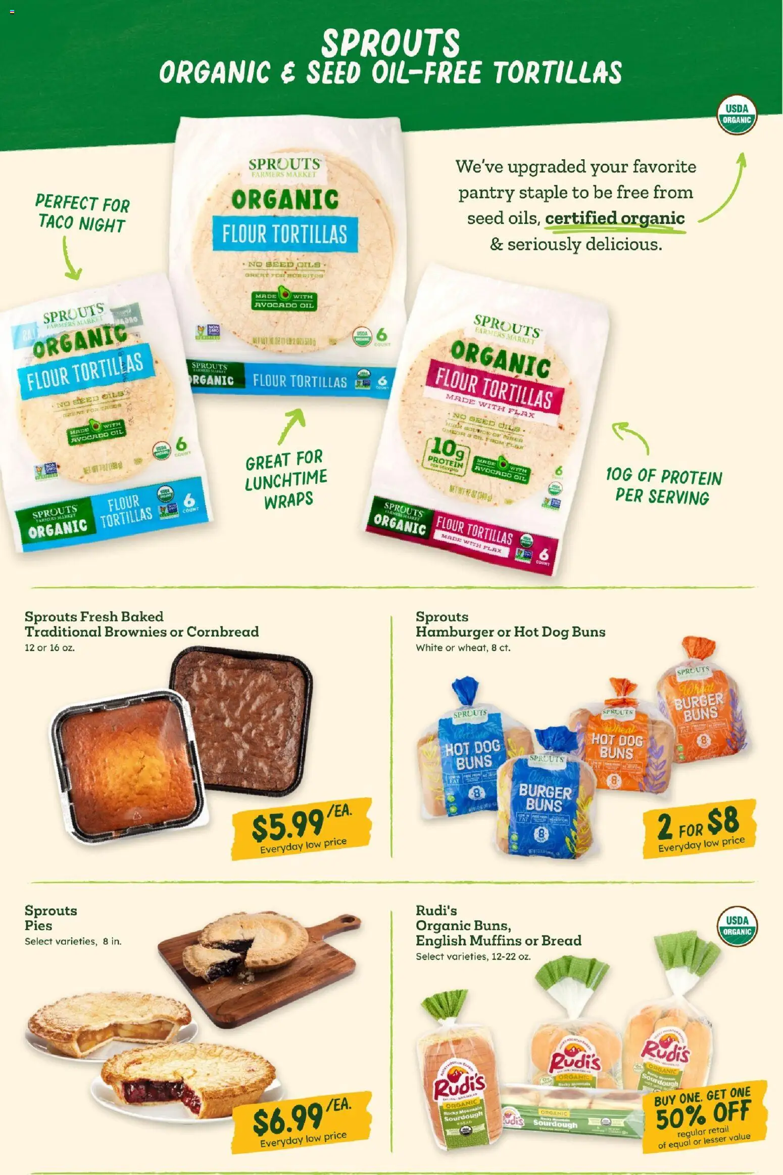 Sprouts Monthly Ad - valid from 29.04.2026 | Page: 31 | Products: Staple, Oil, Bread, Avocado