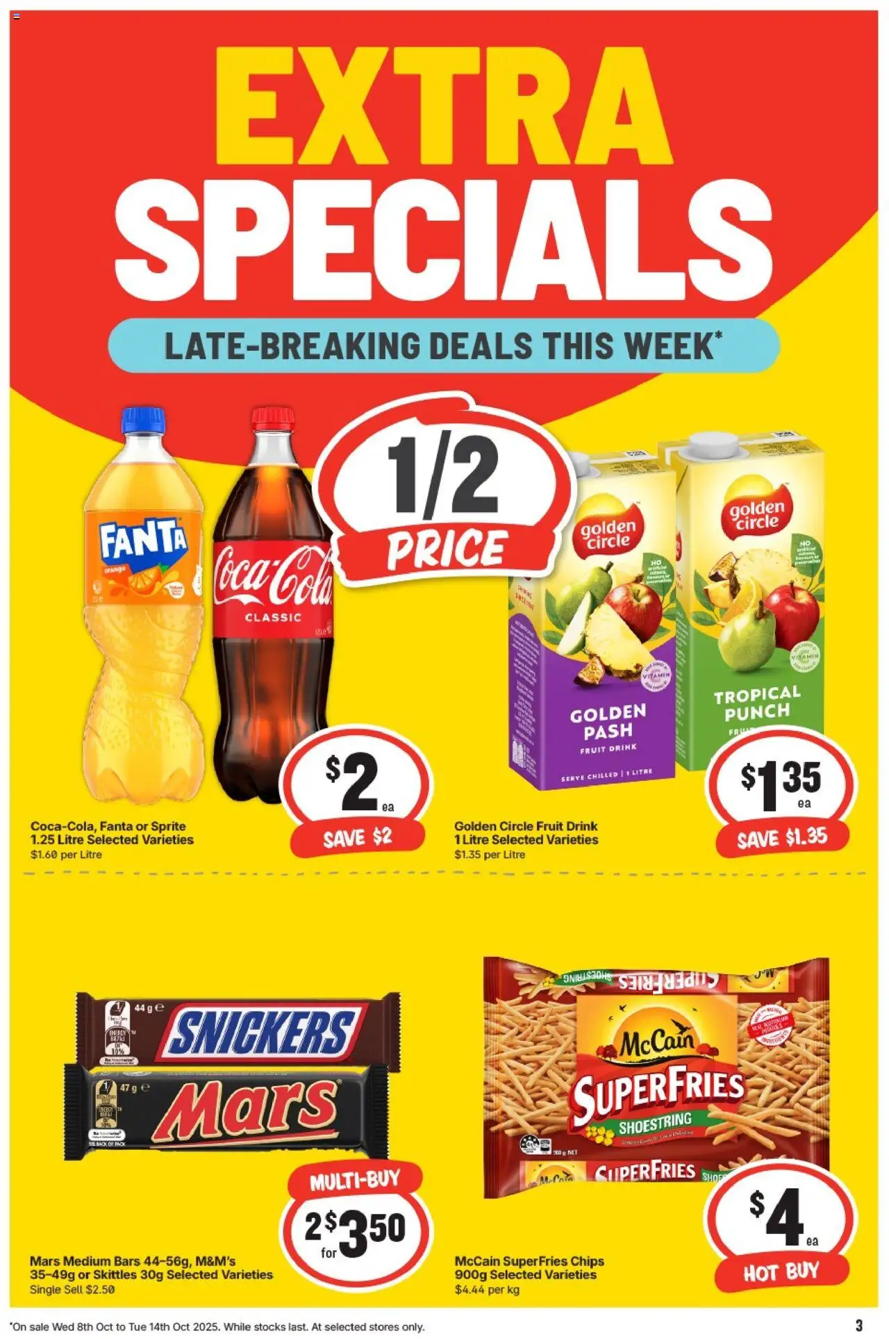 IGA catalogue - valid from 08.10.2025 | Page: 4 | Products: Chicken, Cream, Ice cream, Chilli