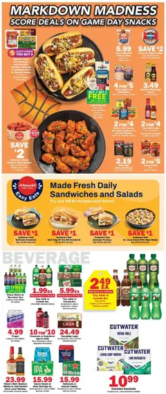 Preview of Schnucks weekly ads valid from 18.03.2026 | Page: 3 | Products: Beef, Bourbon, Sausage, Chilli