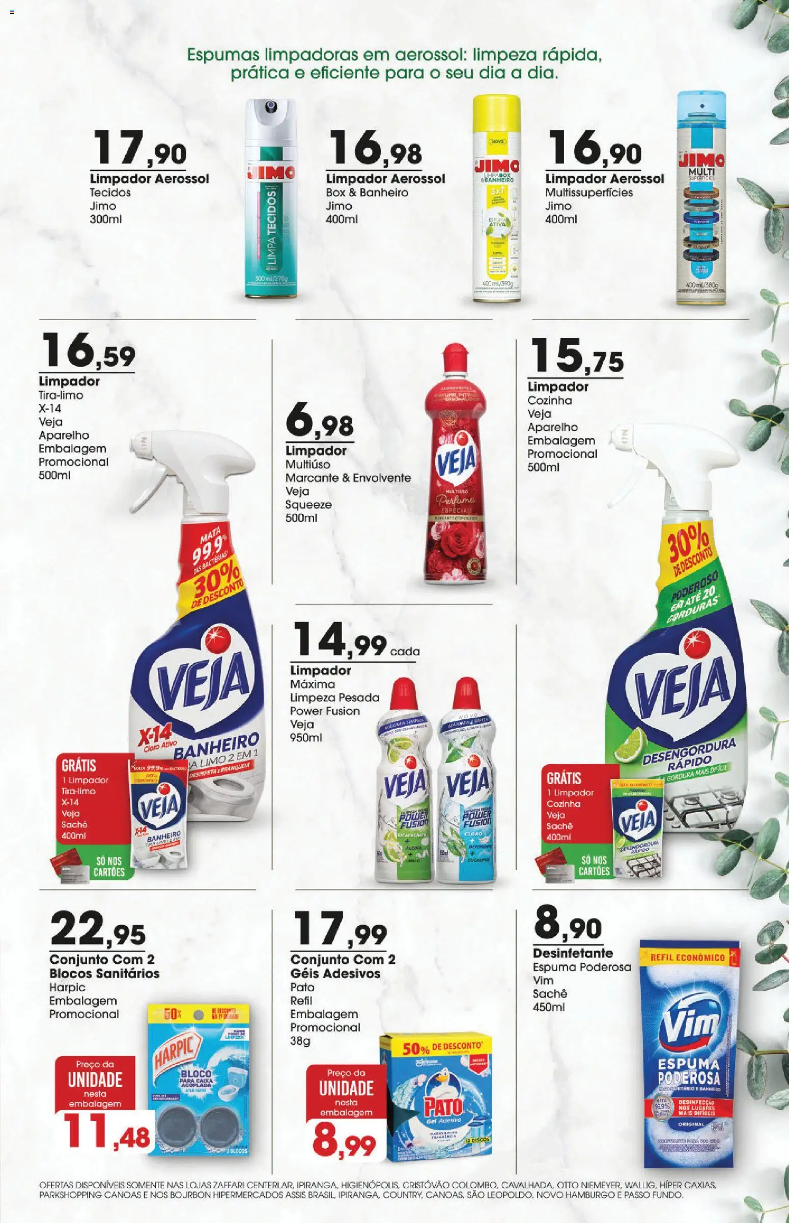 Zaffari Folheto - válido de 06.11.2025 | Página: 5 | Produtos: Cloro, Caixa, Bourbon, Desinfetante