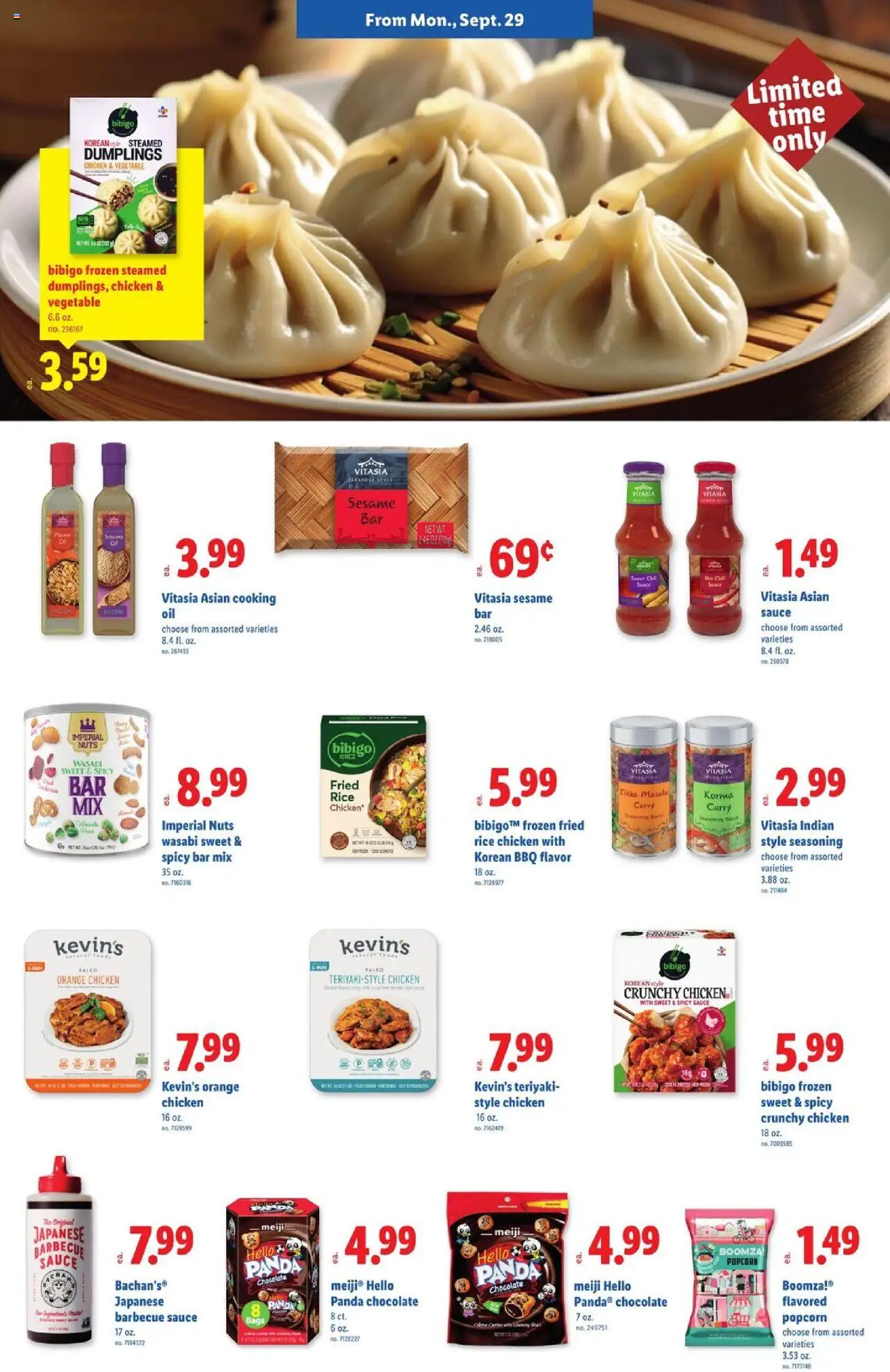 Lidl Weekly Ad - MD - valid from 24.09.2025 | Page: 6 | Products: Chocolate, Rice, Nuts, Sauce