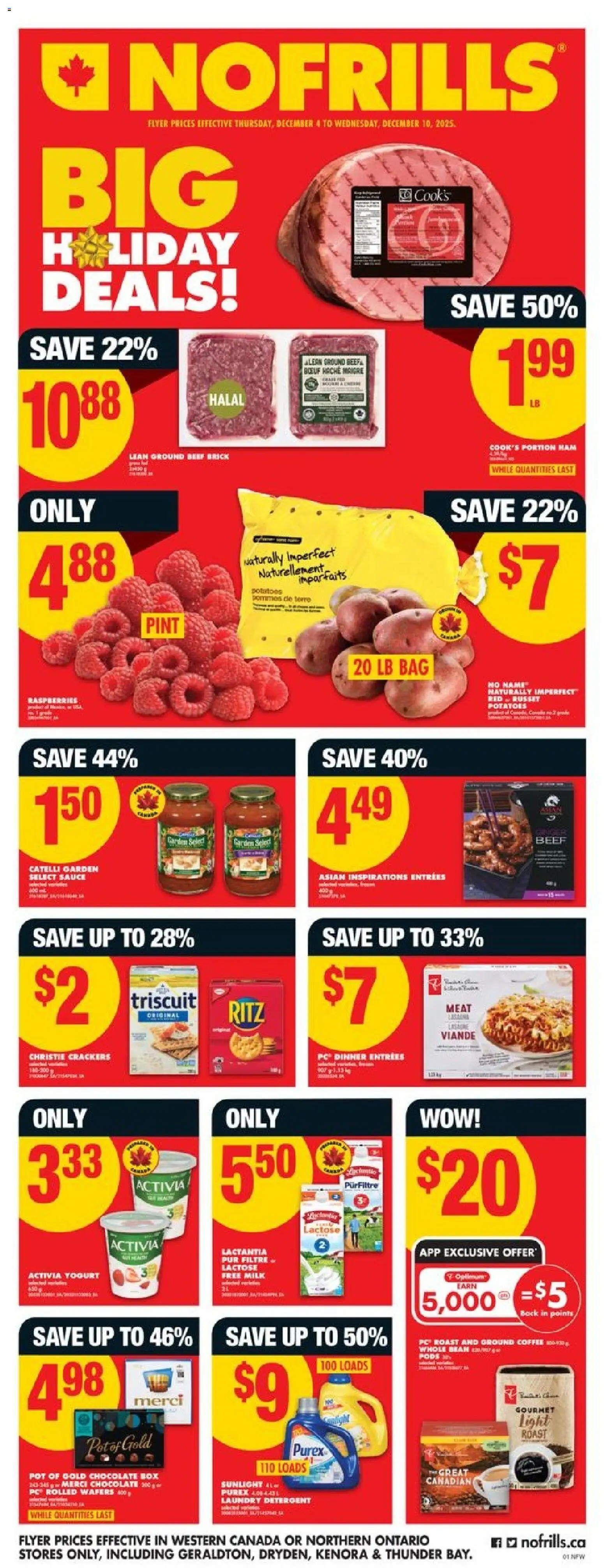 No Frills flyer valid from 04.12.2025 | Page: 1