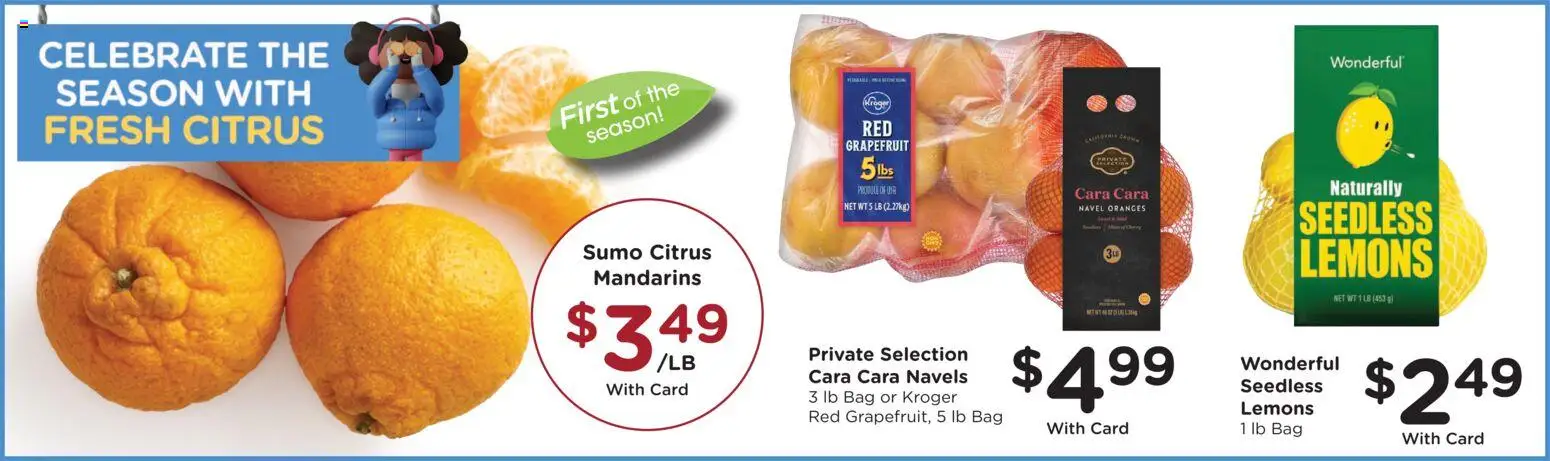 Fry's Food Weekly Ad - valid from 17.12.2025 | Page: 11 | Products: Mandarins, Oranges, Grapefruit, Bag