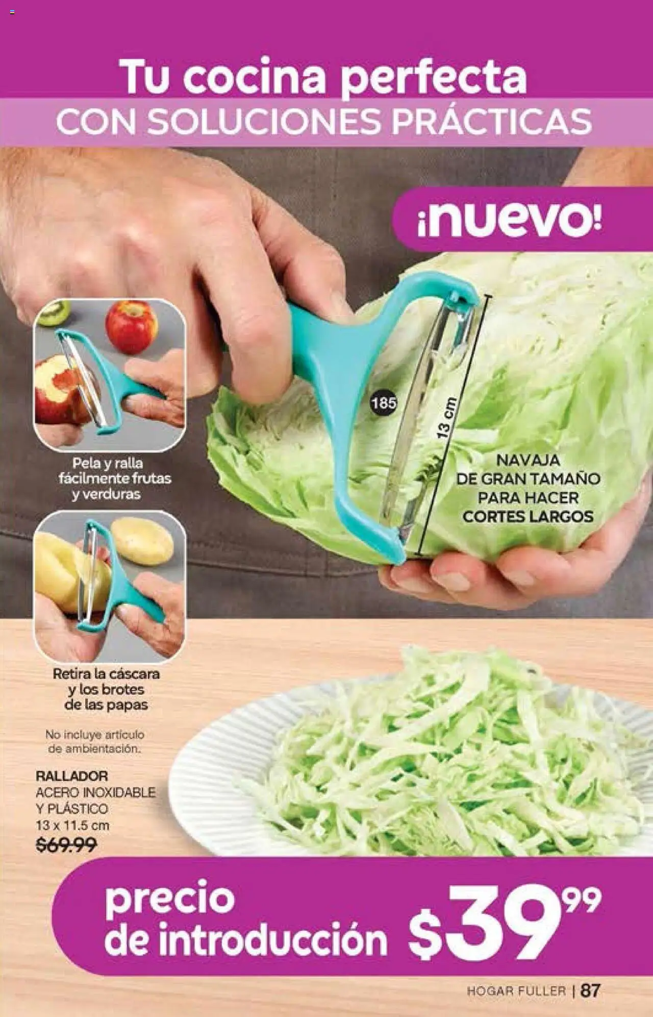 Nuevas ofertas de Fuller válidas en toda la República Mexicana desde el 15.10.2025. ¡Encuentra las mejores ofertas en Fuller - Campaña 14 2025! | Página: 87 | Productos: Navaja, Cocina