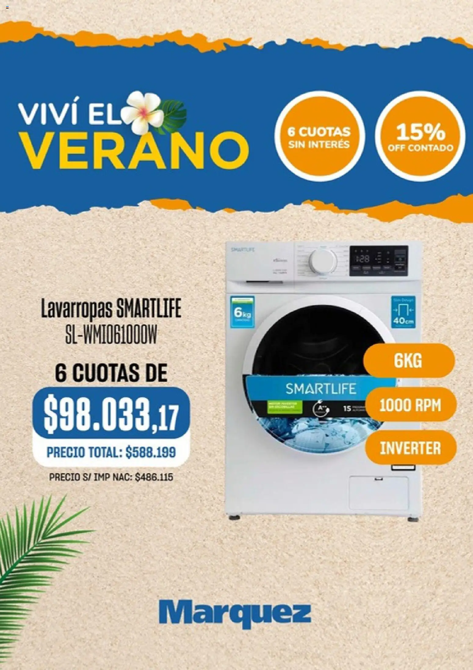 Grupo Marquez Black Friday │ válido desde el 19.01.2026 | Página: 6 | Productos: Lavarropas