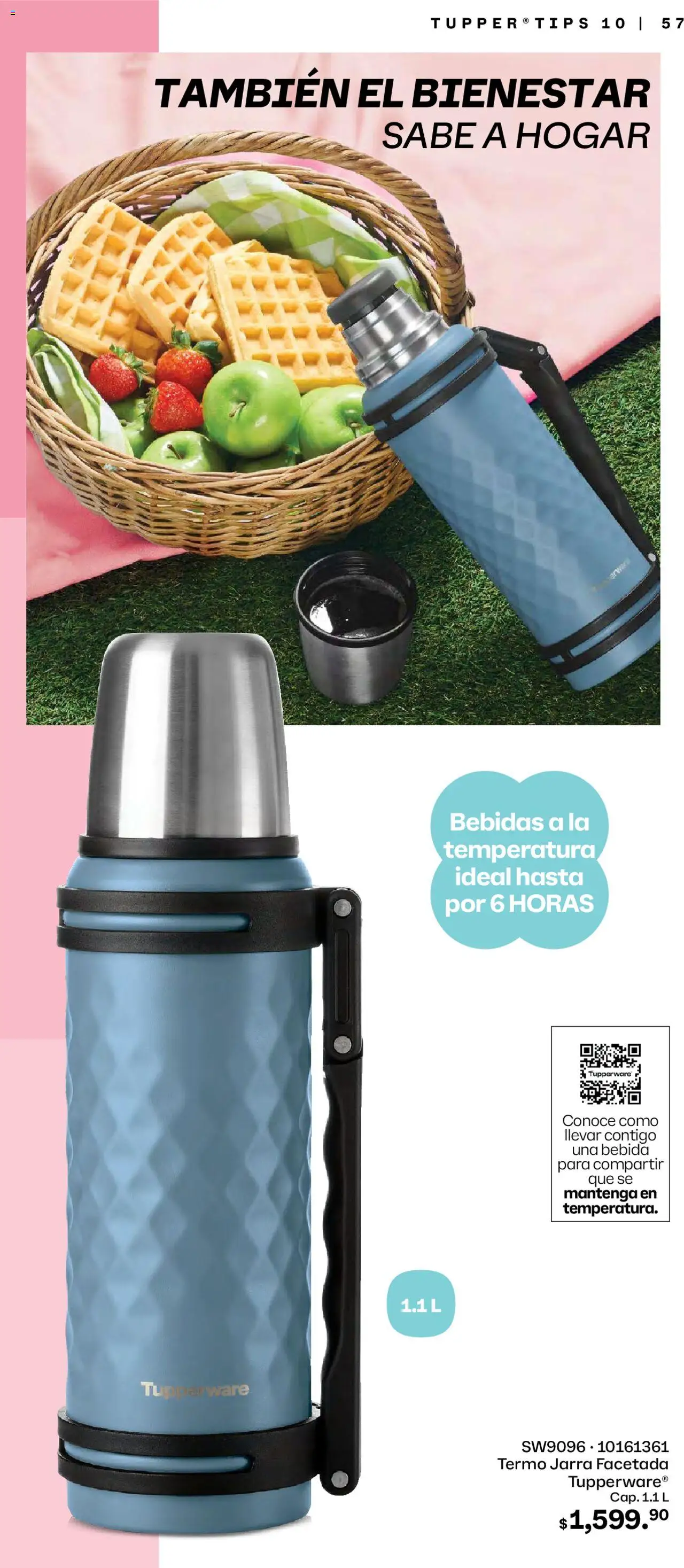 Nuevas ofertas de Tupperware válidas en toda la República Mexicana desde el 08.09.2025. ¡Encuentra las mejores ofertas en Tupperware - Catálogo! | Página: 57 | Productos: Tupper, Termo, Jarra