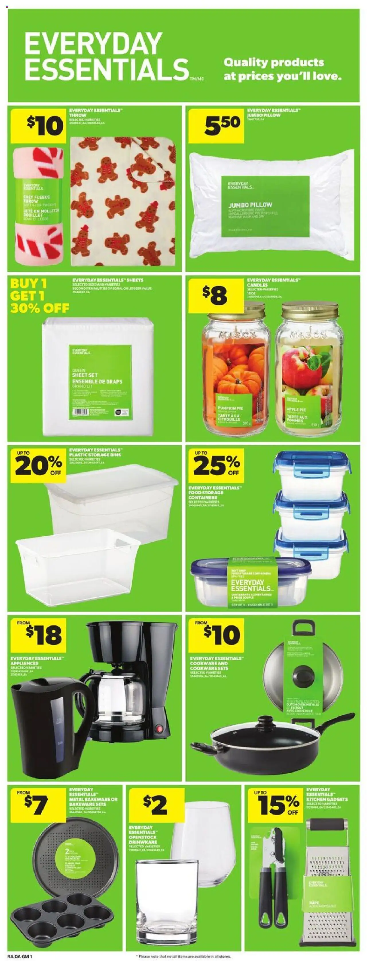 Atlantic Superstore flyer valid from 16.10.2025 | Page: 11 | Products: Pillow, Pumpkin