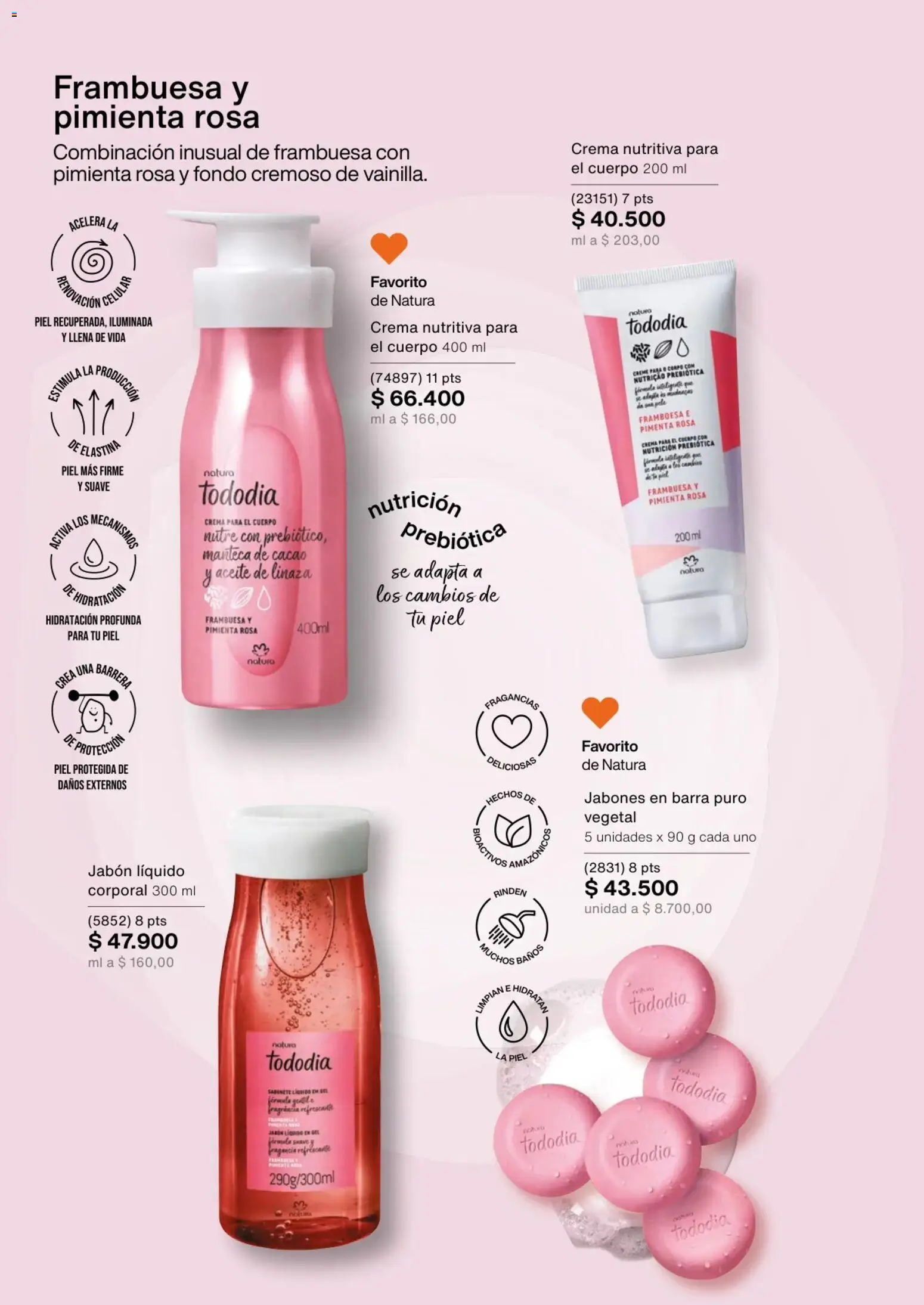 Natura revista - valida desde el 02.01.2026 | Página: 96 | Productos: Fragancia, Combinación, Jabón, Manteca