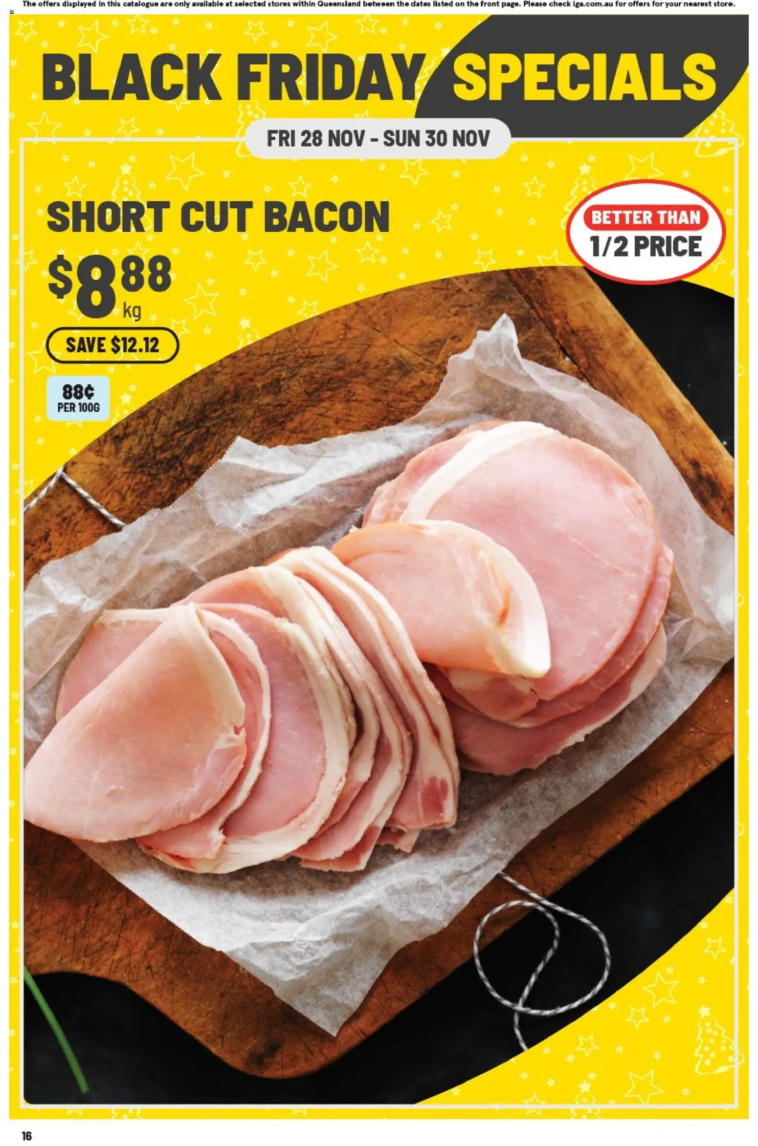 IGA catalogue - valid from 28.11.2025 | Page: 1 | Products: Bacon