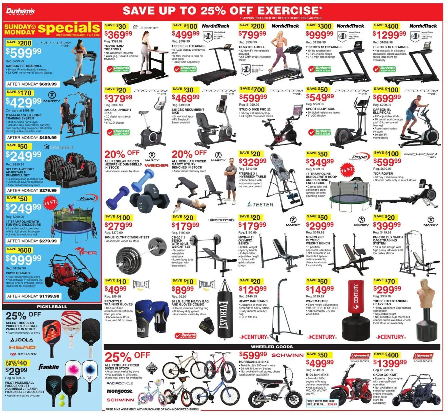 Dunham's Sports Weekly Ad - valid from 28.02.2026 | Page: 3 | Products: Shelf, Tablet, Throttle, Bag