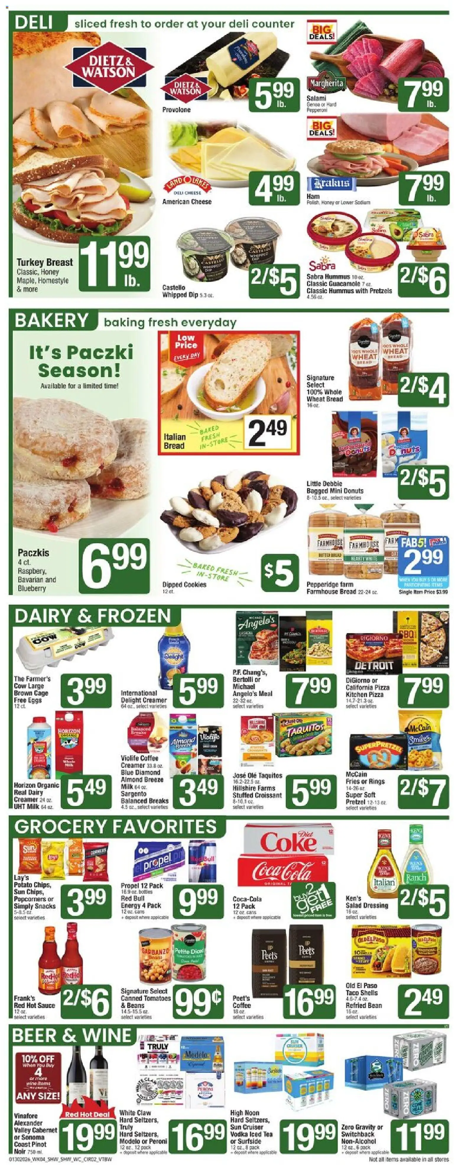 Shaw's Weekly Ad - VT - valid from 30.01.2026 | Page: 2 | Products: Coffee, Tea, Nuts, Sauce