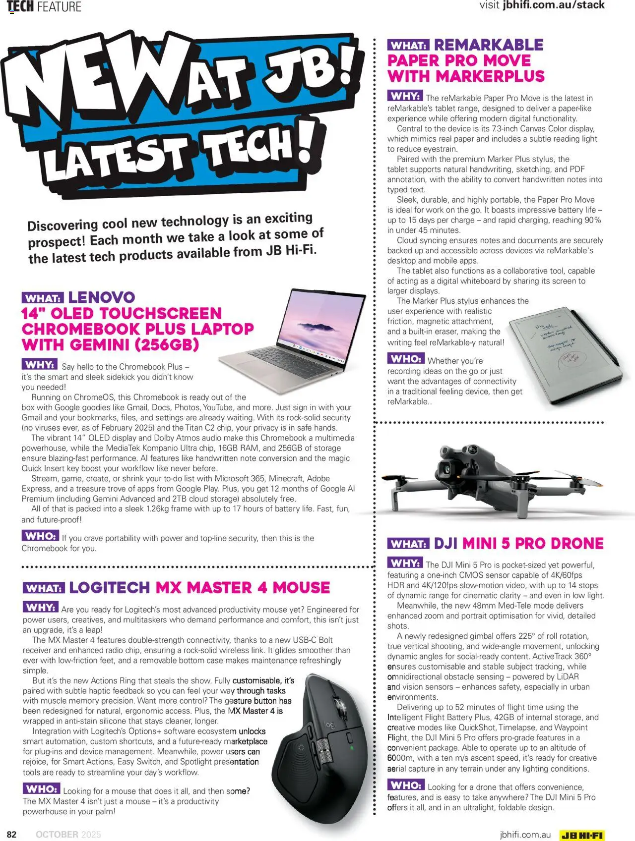 JB Hi-Fi catalogue - valid from 01.10.2025 | Page: 82 | Products: Battery, Mouse, Radio, Laptop