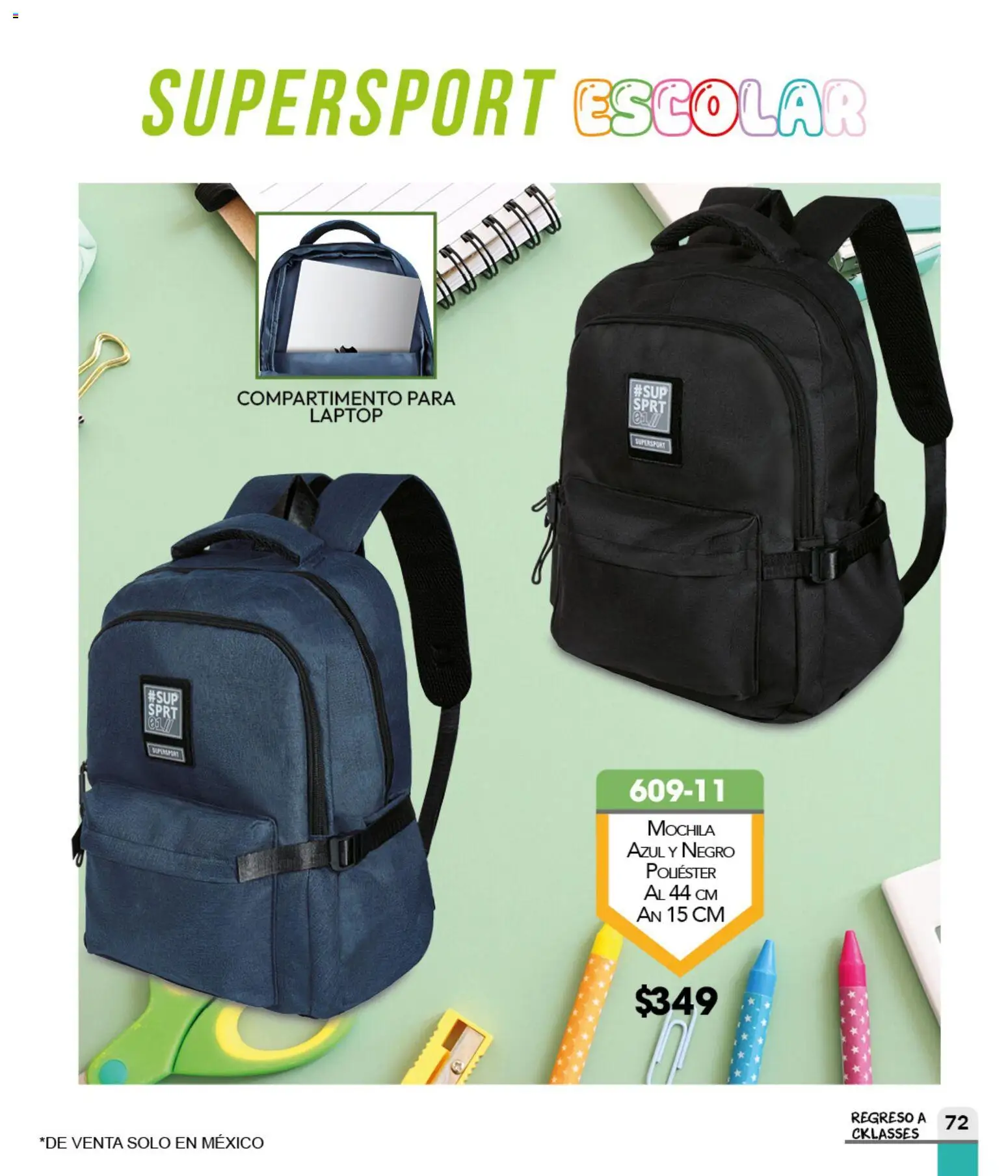 Nuevas ofertas de Cklass válidas en toda la República Mexicana desde el 06.01.2026. ¡Encuentra las mejores ofertas en Cklass catálogo Regreso a clases 2026! | Página: 73 | Productos: Mochila