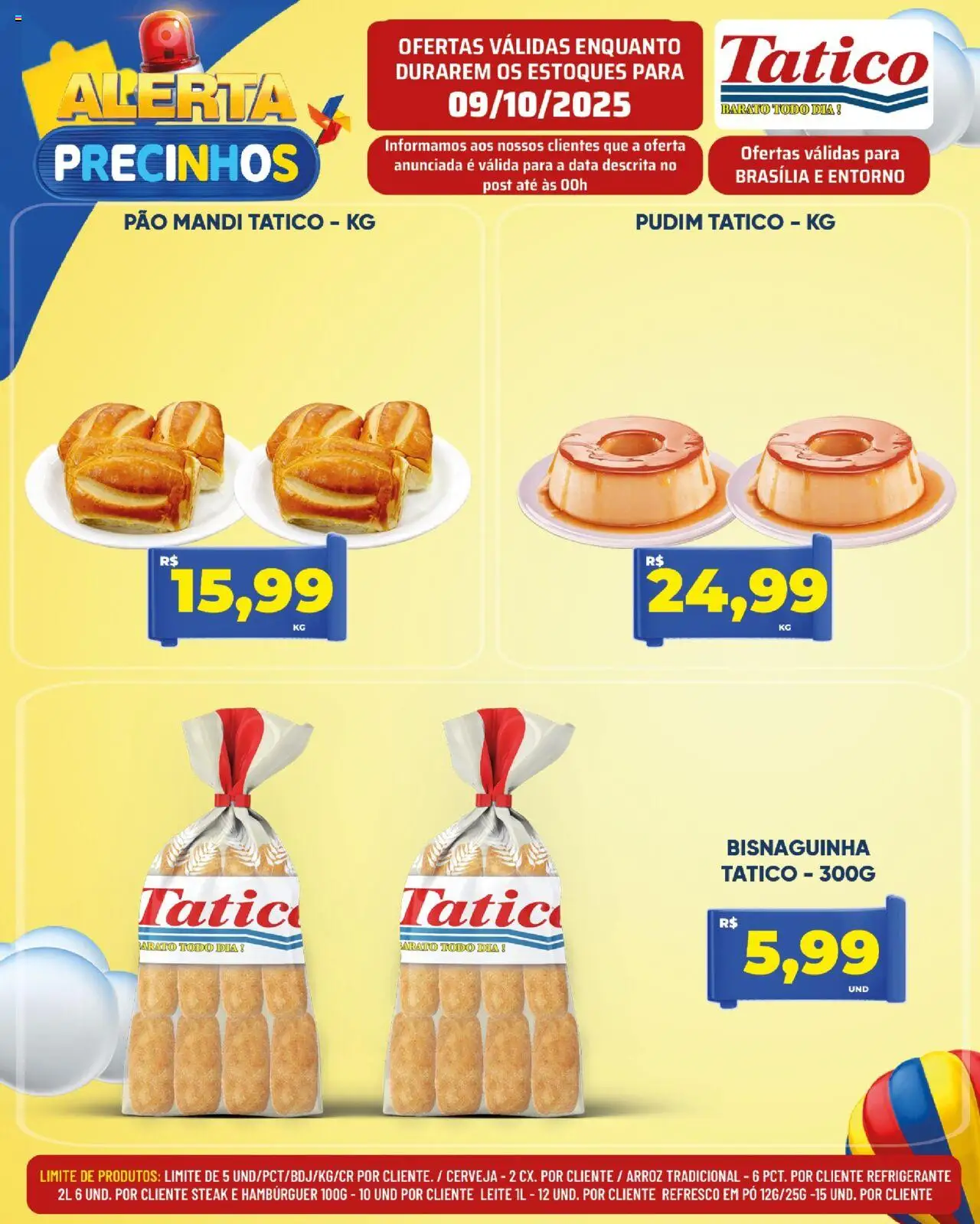 Tatico Folheto - válido de 09.10.2025 | Página: 16 | Produtos: Pó, Pão, Cerveja, Arroz