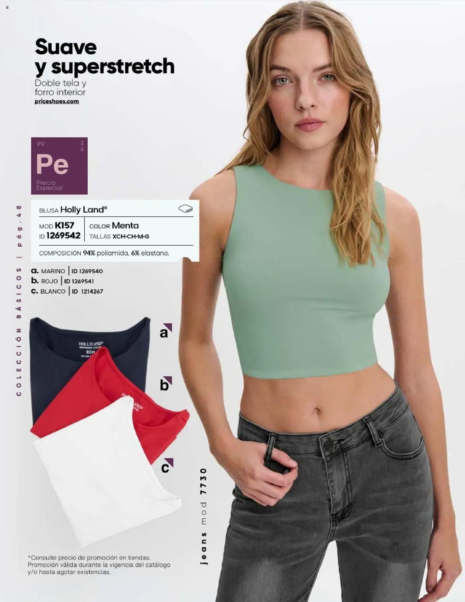 Nuevas ofertas de Price Shoes válidas en toda la República Mexicana desde el 05.02.2026. ¡Encuentra las mejores ofertas en Price Shoes catálogo Collection básicos! | Página: 48