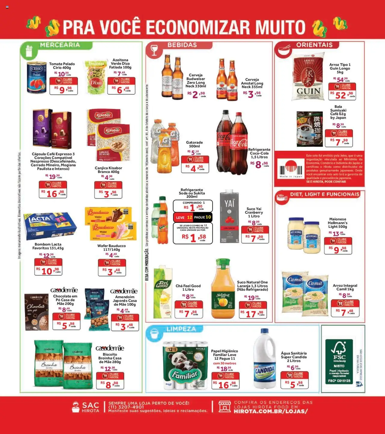 Hirota Food Folheto - válido de 15.08.2025 | Página: 2 | Produtos: Cranberry, Biscoito, Gatorade, Suco