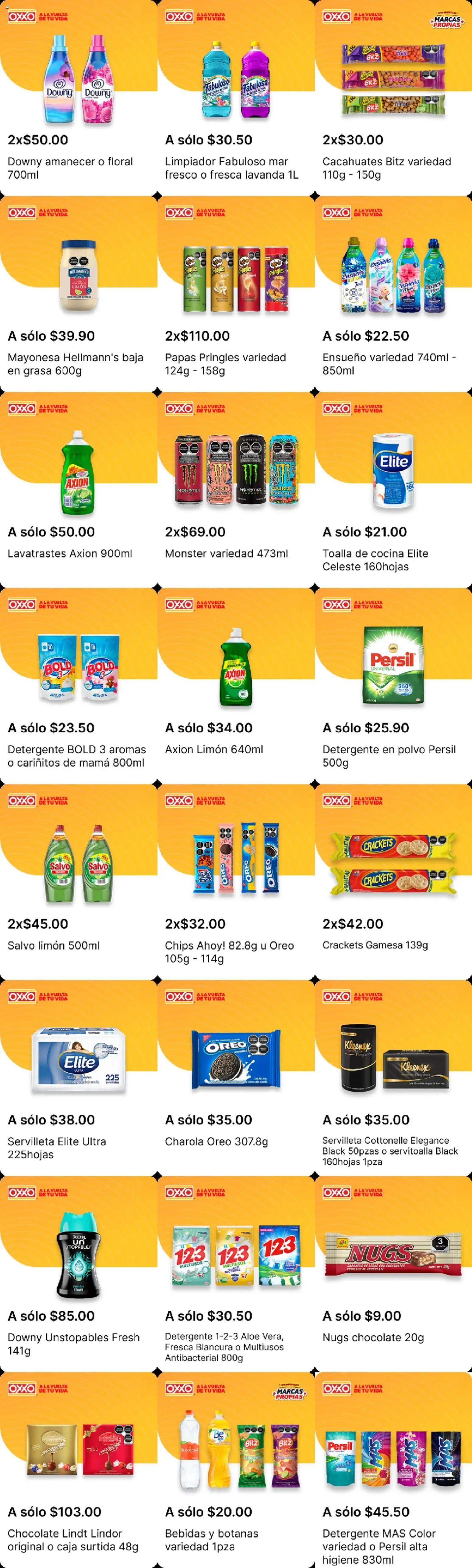 Nuevas ofertas de OXXO válidas en toda la República Mexicana desde el 06.11.2025. ¡Encuentra las mejores ofertas en OXXO folleto! | Página: 6 | Productos: Mayonesa, Limón, Chocolate, Cocina