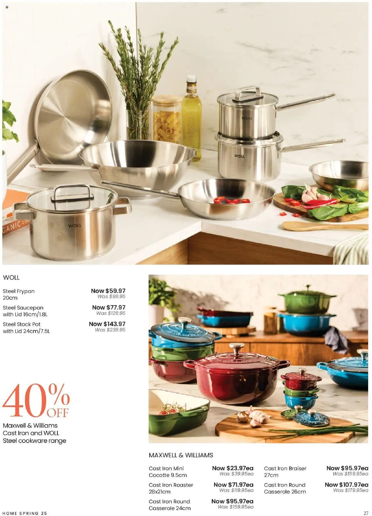 Myer catalogue - valid from 04.08.2025 | Page: 27 | Products: Pot, Cookware, Iron