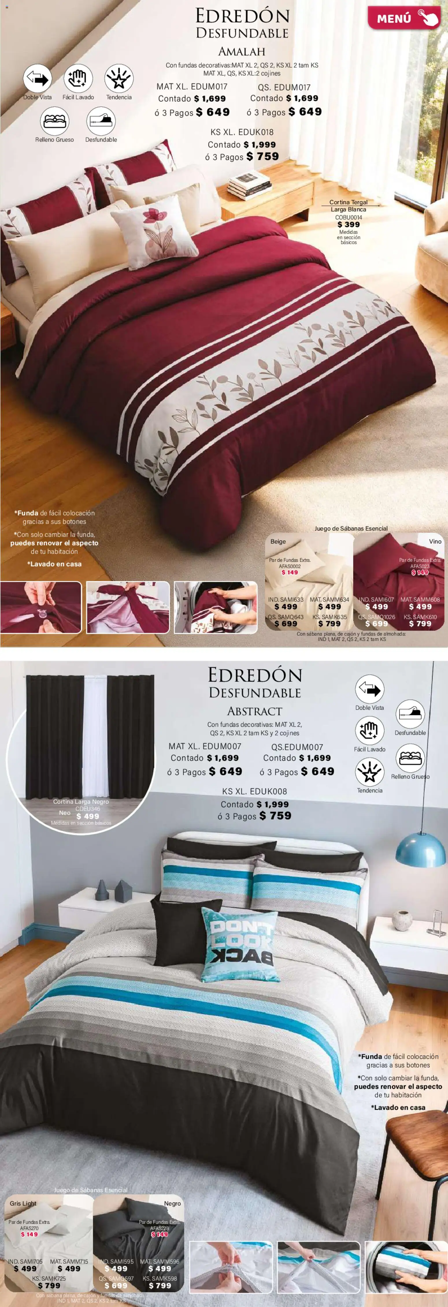 ¡El último » catálogo de Colchas Concord para Abril « está aquí! Descubre las SUPER OFERTAS. | México