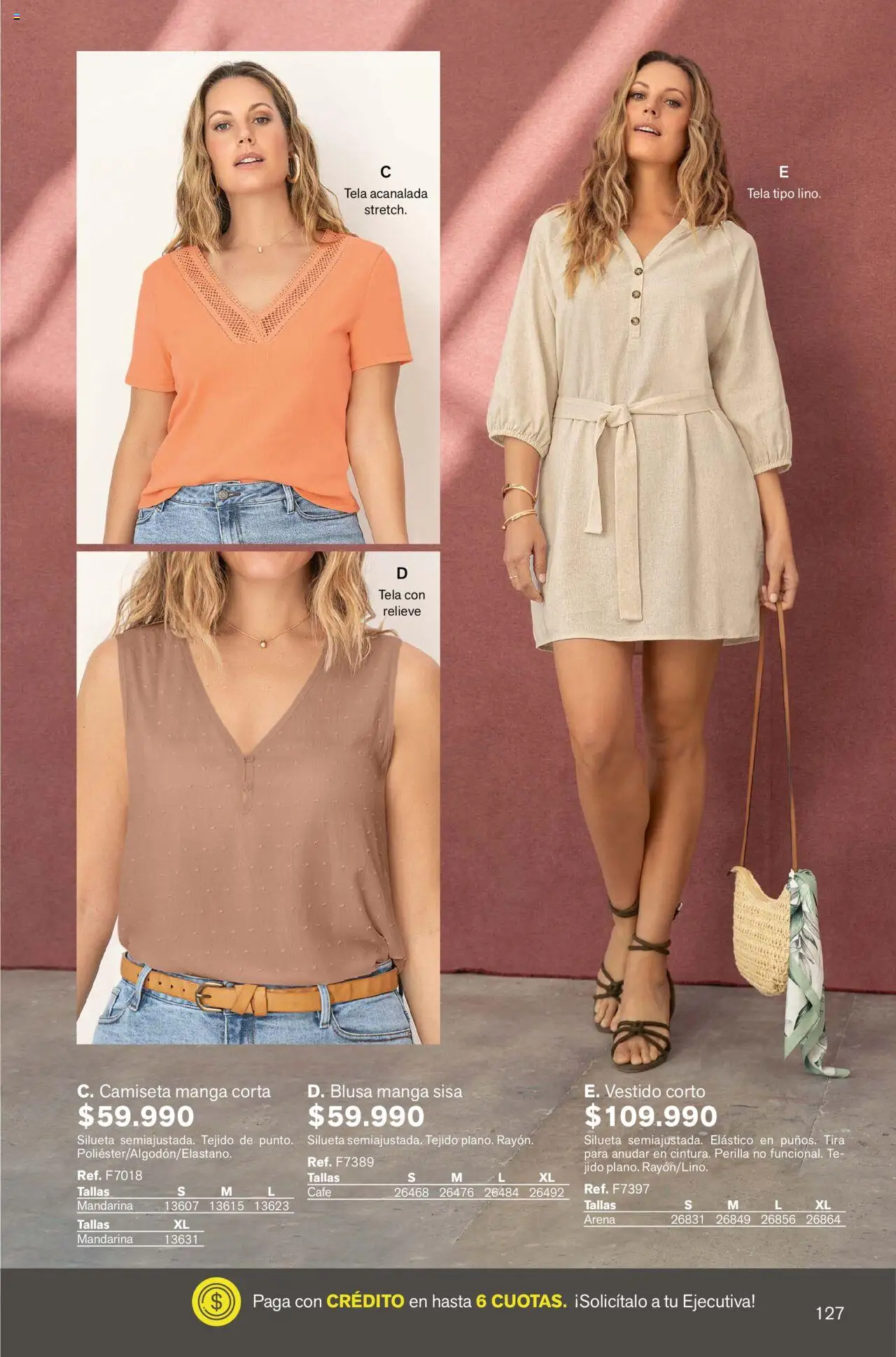 Leonisa revista - valida desde el 01.10.2025 | Página: 127 | Productos: Camiseta, Vestido, Blusa, Café