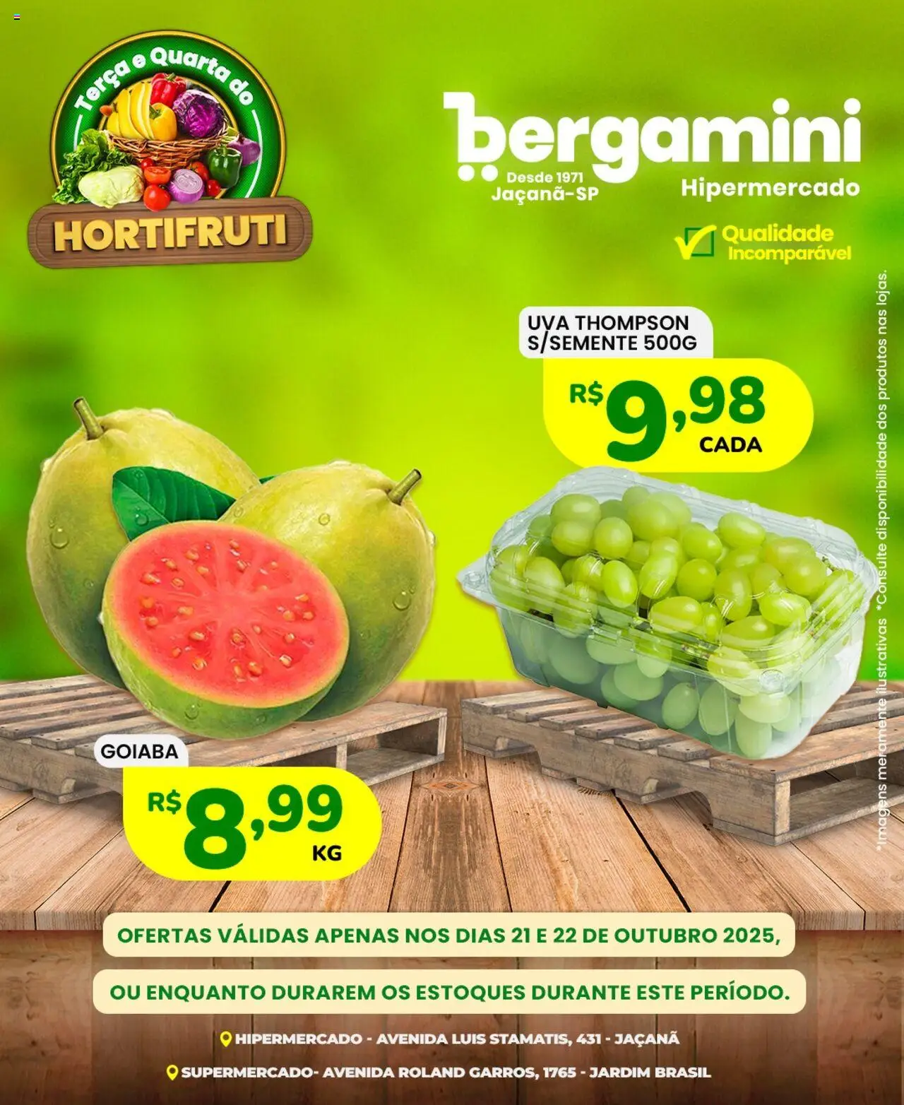 Supermercado Bergamini Folheto - válido de 21.10.2025 | Página: 4 | Produtos: Goiaba