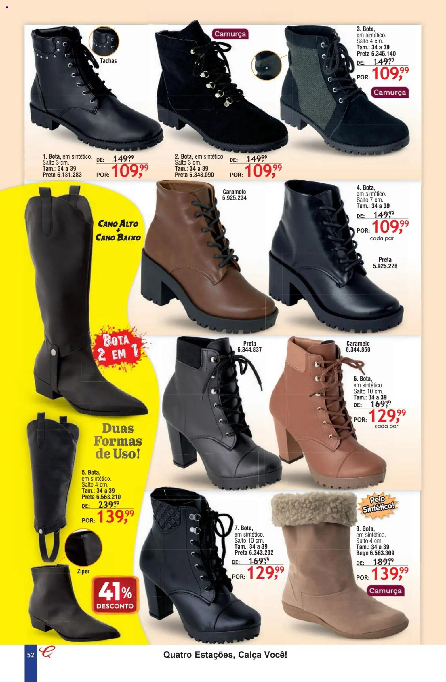 Quatro Estações Folheto - válido de 01.05.2026 | Página: 48 | Produtos: Calça, Baixo