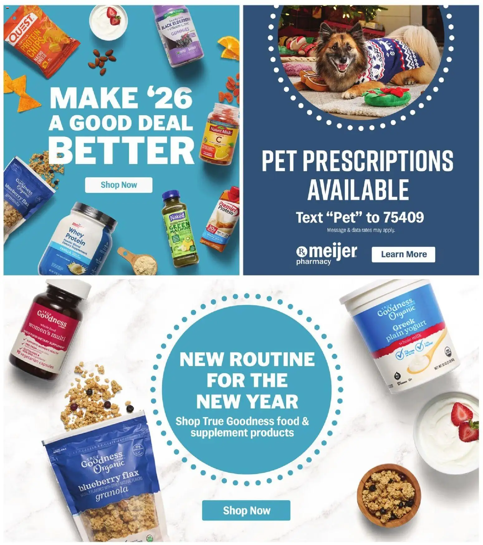 Meijer Weekly Ad - valid from 14.01.2026 | Page: 40 | Products: Vitamin, Milk, Cheese, Yogurt