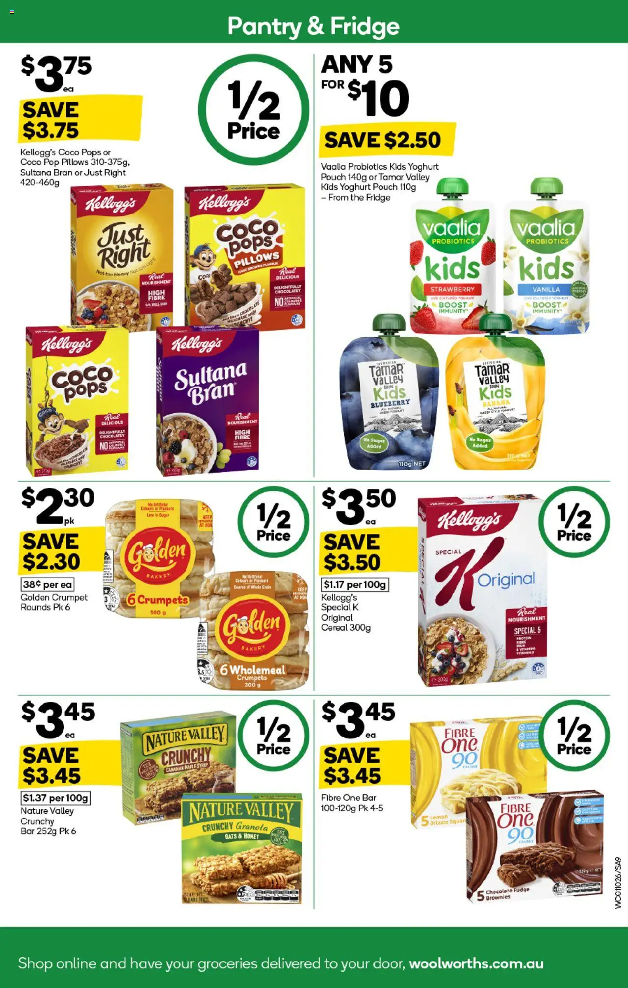 Woolworths catalogue - valid from 01.10.2025 | Page: 9 | Products: Yoghurt, Honey, Lemon, Vitamin