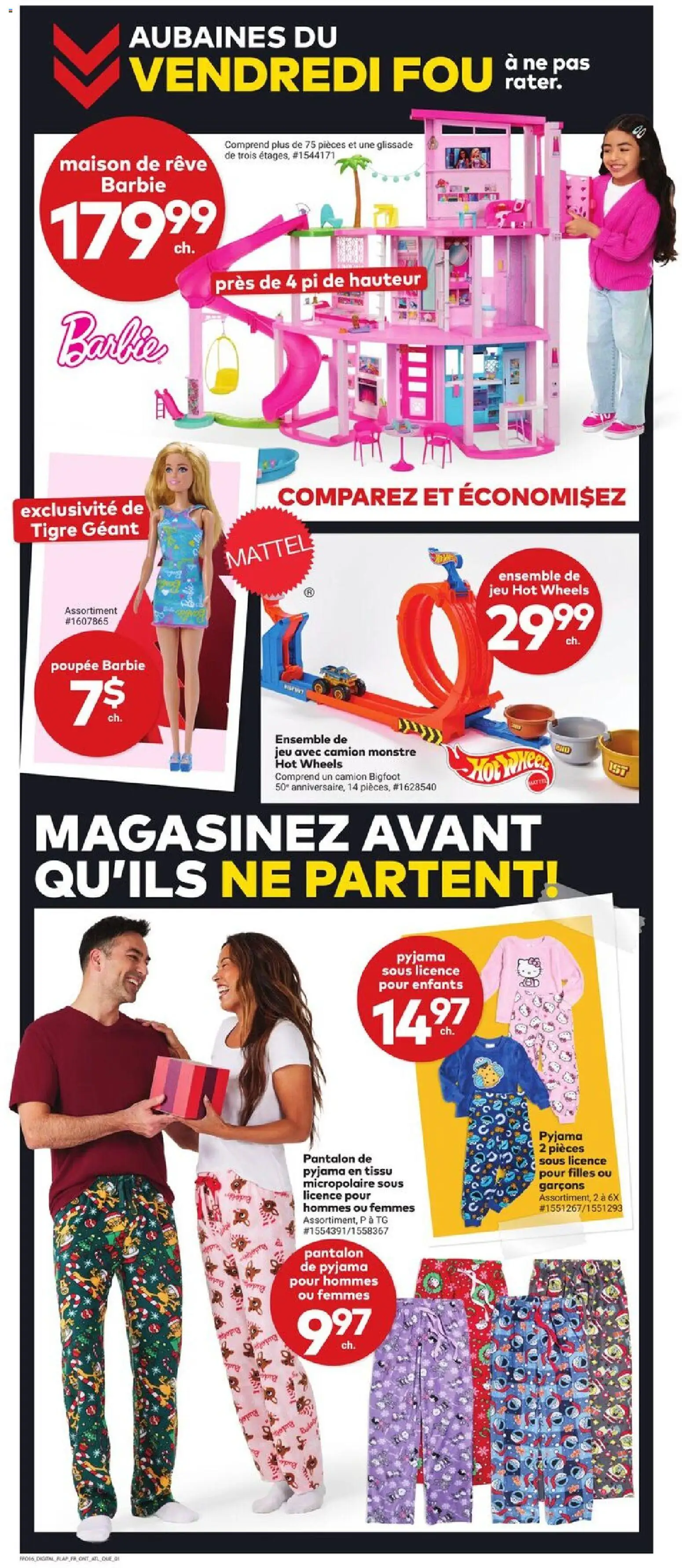 Giant Tiger flyer valid from 19.11.2025 | Page: 4 | Products: Pants, Pajamas