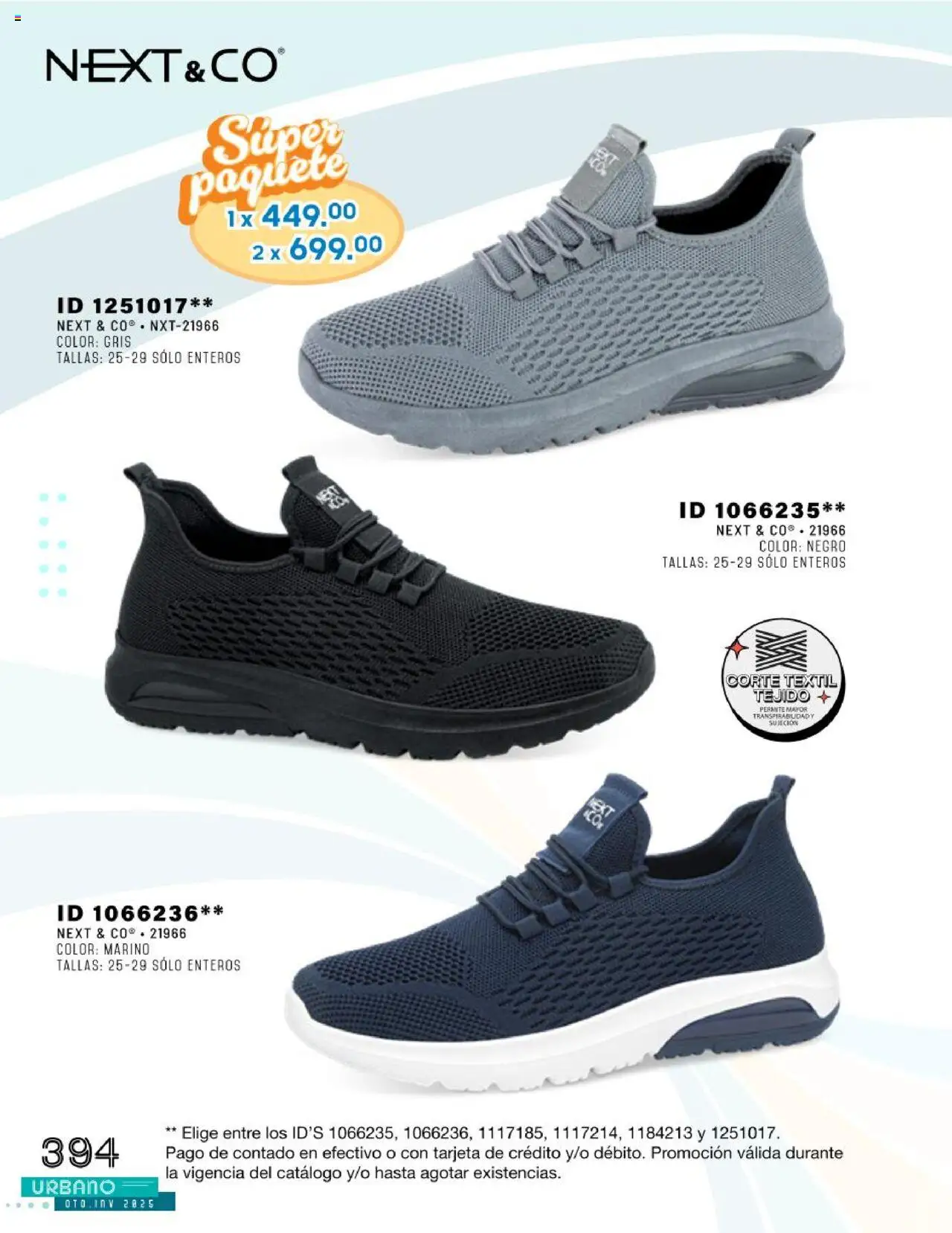 Nuevas ofertas de Price Shoes válidas en toda la República Mexicana desde el 24.07.2025. ¡Encuentra las mejores ofertas en Price Shoes catálogo Urbano otoño / invierno 2025! | Página: 394