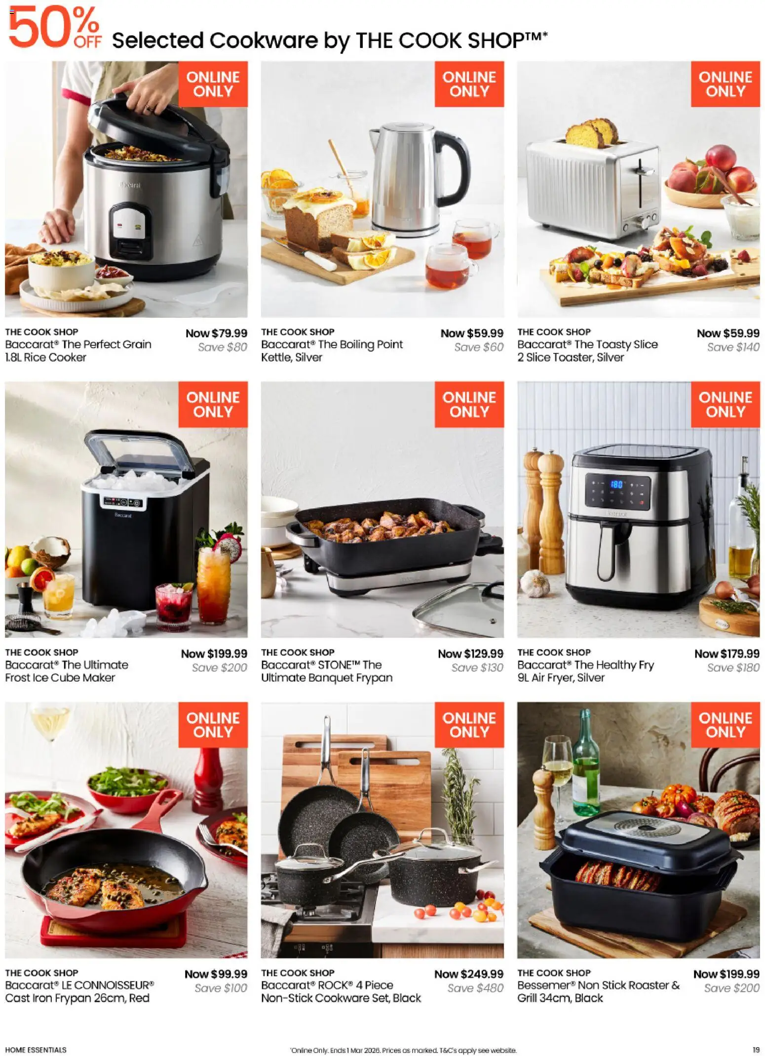Myer catalogue - valid from 10.02.2026 | Page: 19 | Products: Rice, Cookware, Rice cooker, Grill