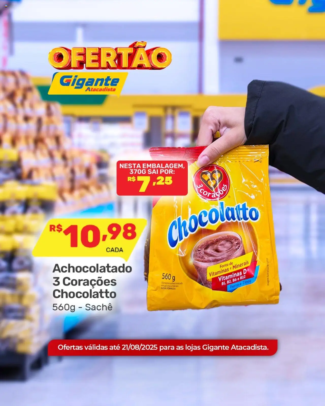 Gigante Atacadista Folheto - válido de 18.08.2025 | Página: 5 | Produtos: Ferro, Pó, Achocolatado