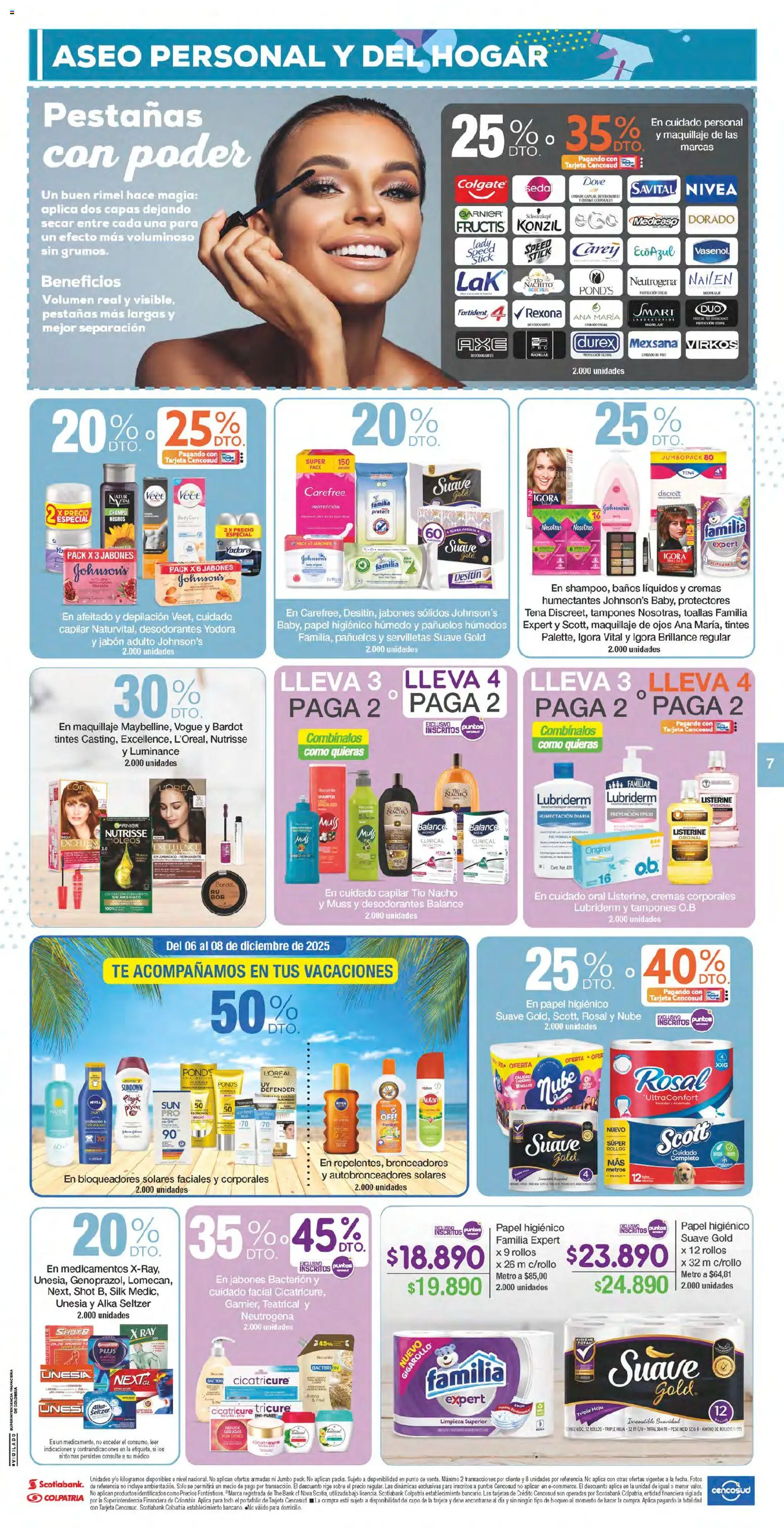 Jumbo revista - valida desde el 05.12.2025 | Página: 7 | Productos: Avena, Servilletas, Toallas, Jabón