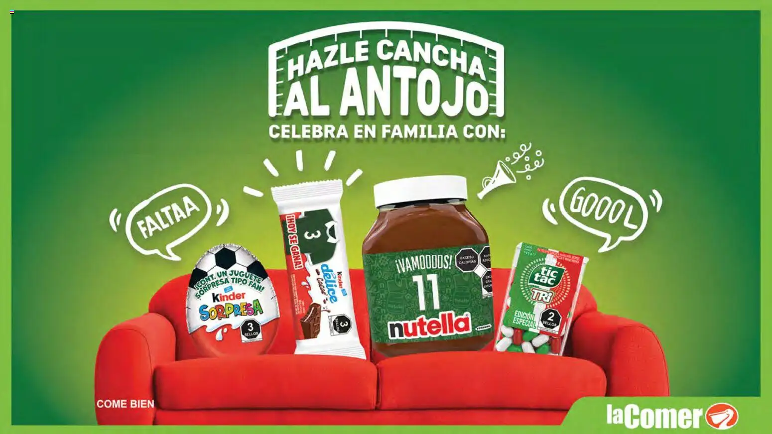 Nuevas ofertas de La Comer válidas en toda la República Mexicana desde el 08.04.2026. ¡Encuentra las mejores ofertas en La Comer folleto Patrocinador oficial del jugador No.12! | Página: 4 | Productos: Cacao