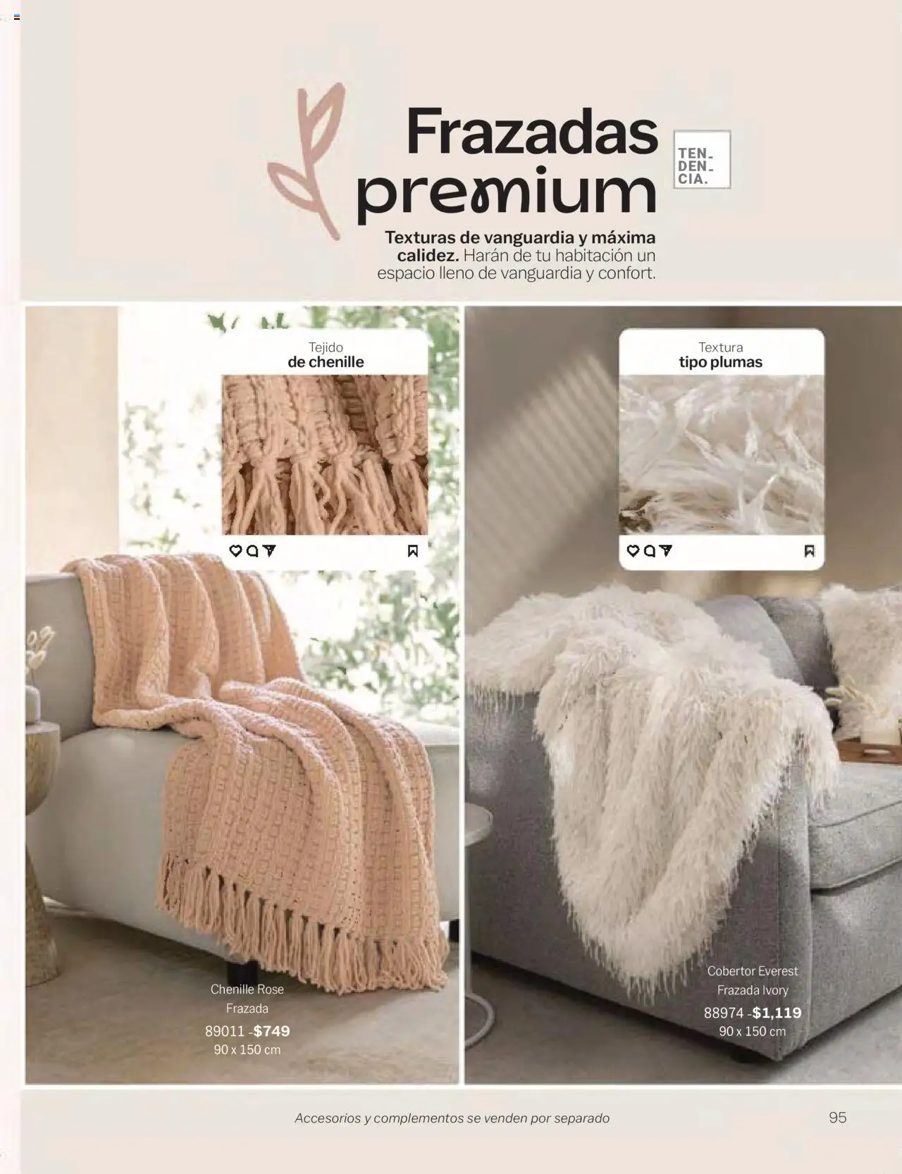 Nuevas ofertas de Vianney válidas en toda la República Mexicana desde el 24.01.2025. ¡Encuentra las mejores ofertas en Vianney catálogo Chavos! | Página: 97 | Productos: Cobertor