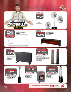 Vista previa de City Club Buen Fin, nuevo folleto de la tienda, válido en México a partir del 31.10.2025 | Página: 12 | Productos: Ventilador, Control remoto, Calefactor