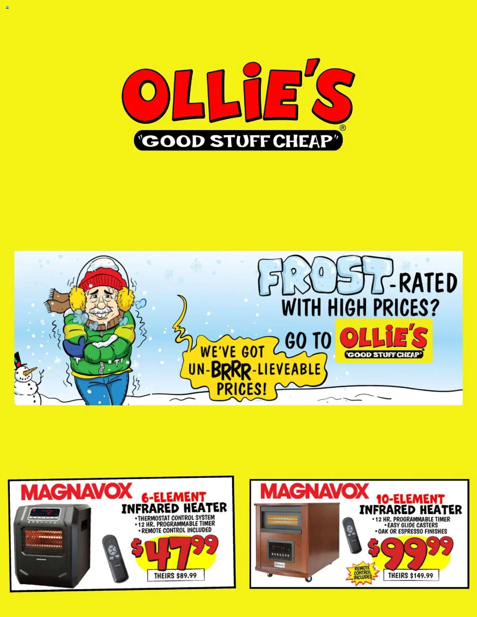 Ollie's Good Stuff Cheap - valid from 24.01.2026 | Page: 1 | Products: Thermostat
