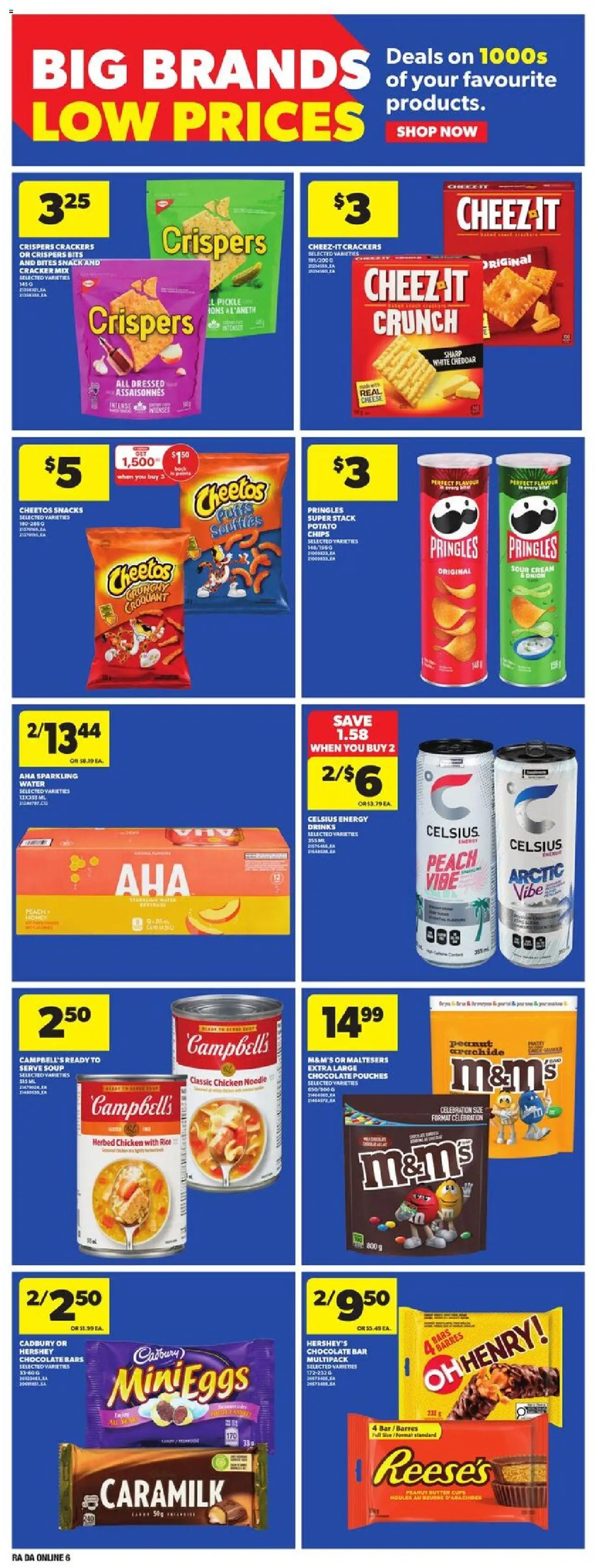 Atlantic Superstore flyer valid from 21.08.2025 | Page: 12 | Products: Sour cream, Chips, Cream, Cheese