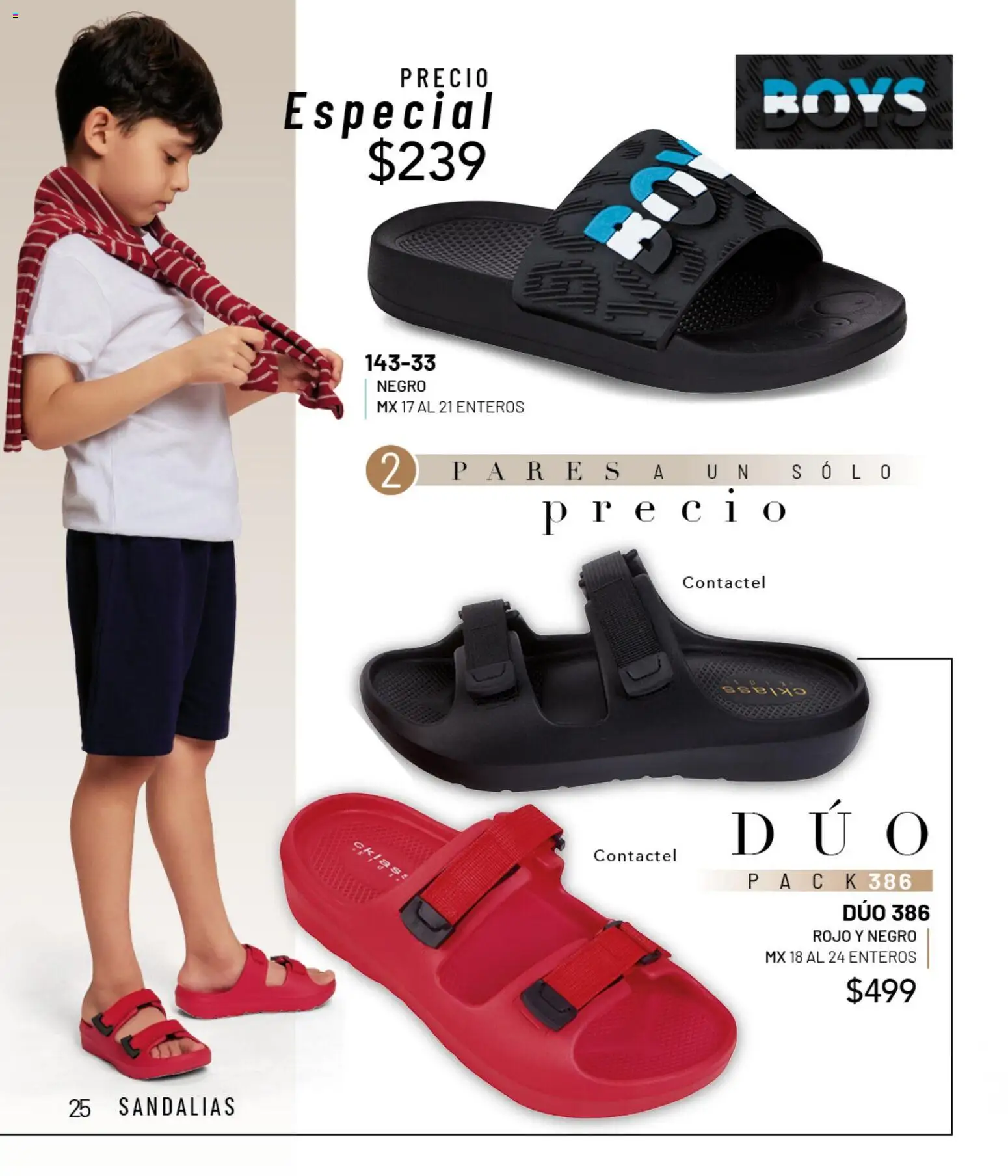 Nuevas ofertas de Cklass válidas en toda la República Mexicana desde el 02.01.2026. ¡Encuentra las mejores ofertas en Cklass catálogo Casuales! | Página: 85 | Productos: Sandalias