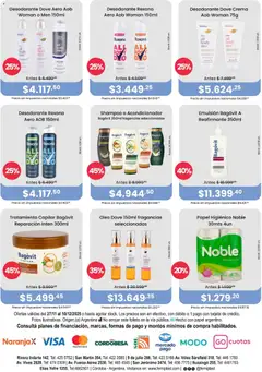 Vista previa Ferniplast catálogo válido desde el 27.11.2025 | Página: 8 | Productos: Papel higiénico, Body, Shampoo, Desodorante