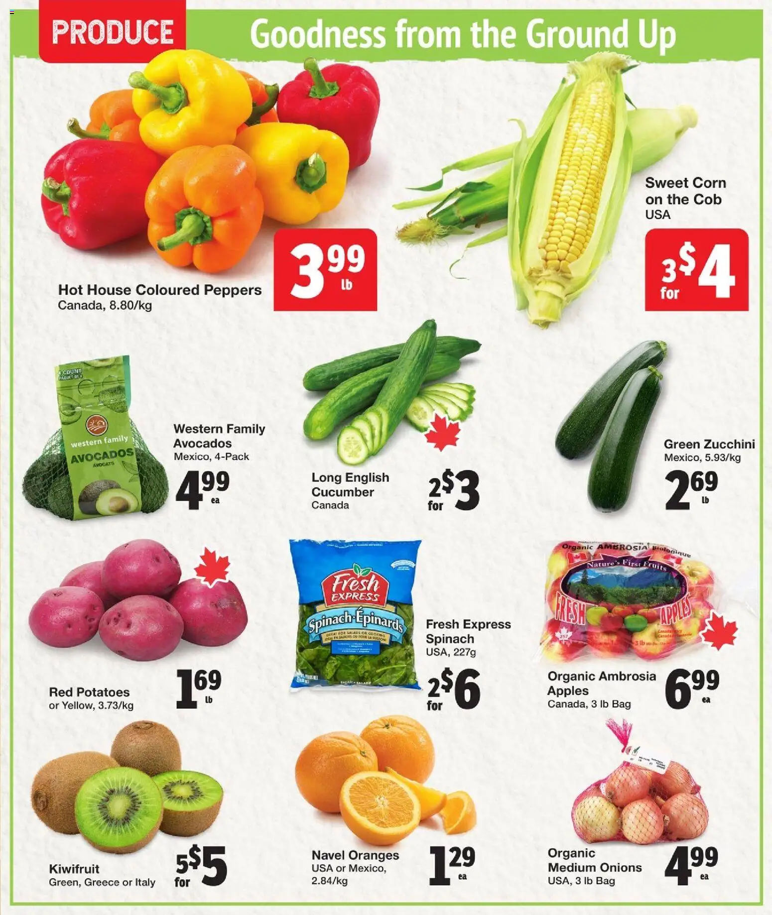 Quality Foods flyer valid from 16.04.2026 | Page: 2 | Products: Salad, Bag, Apples, Oranges