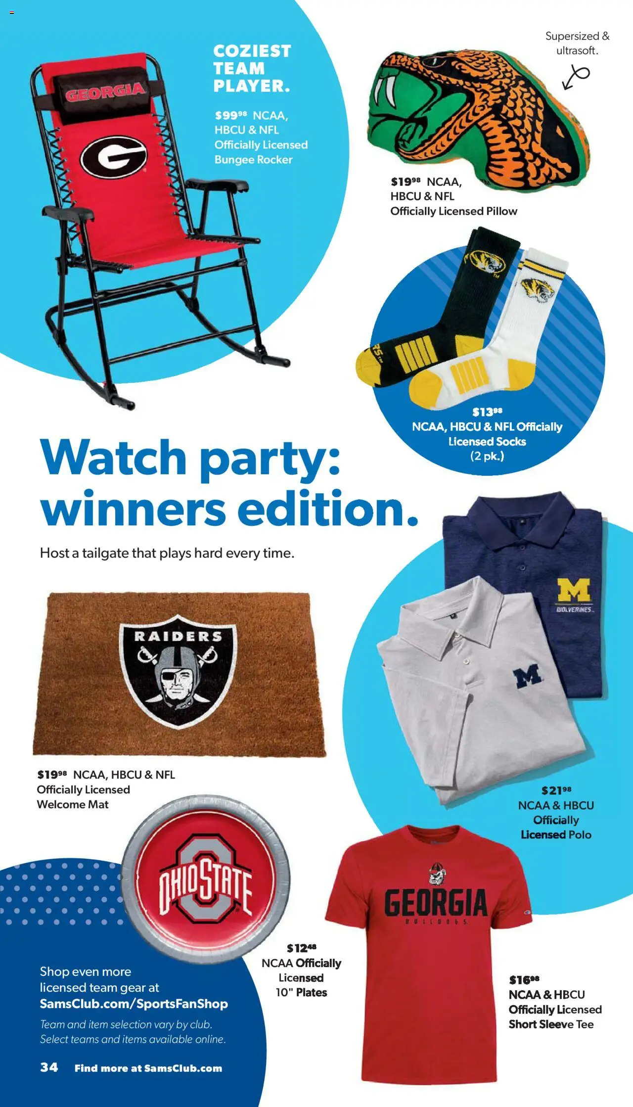 Sam's Club Instant Savings - valid from 23.07.2025 | Page: 34 | Products: Pillow, Socks, Watch