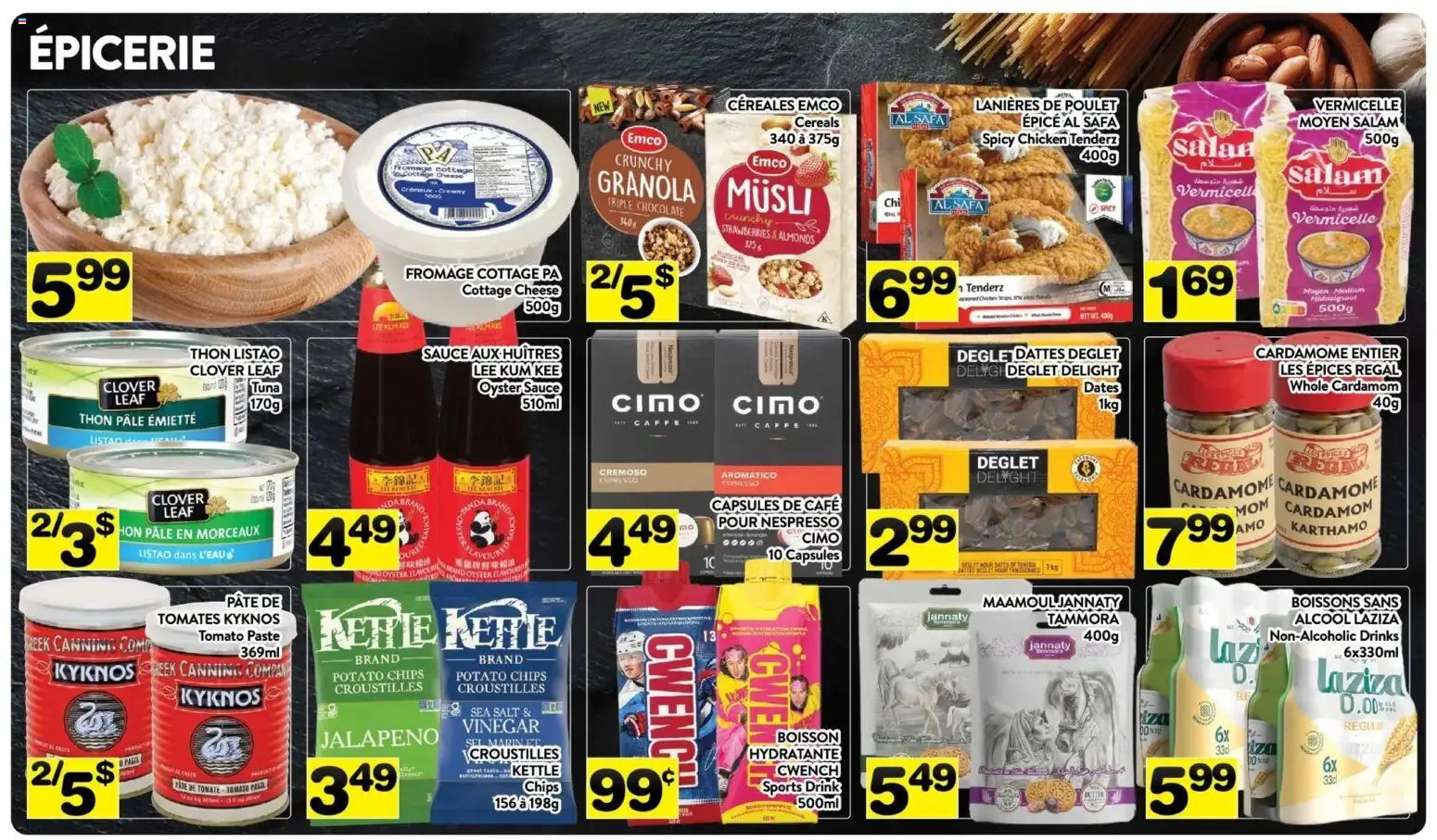 Pa Supermarché flyer valid from 09.03.2026 | Page: 5 | Products: Chips, Cottage cheese, Kettle, Chicken
