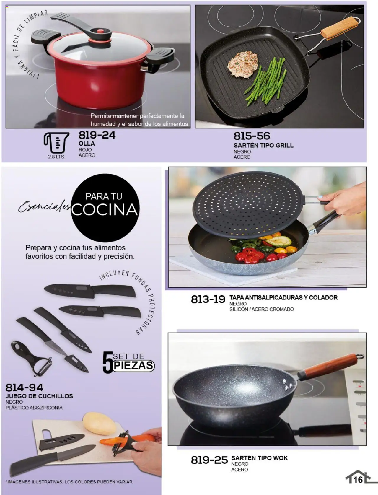 Nuevas ofertas de Cklass válidas en toda la República Mexicana desde el 14.07.2025. ¡Encuentra las mejores ofertas en Cklass catálogo We Cosmetics! | Página: 40 | Productos: Colador, Cocina, Sartén, Olla