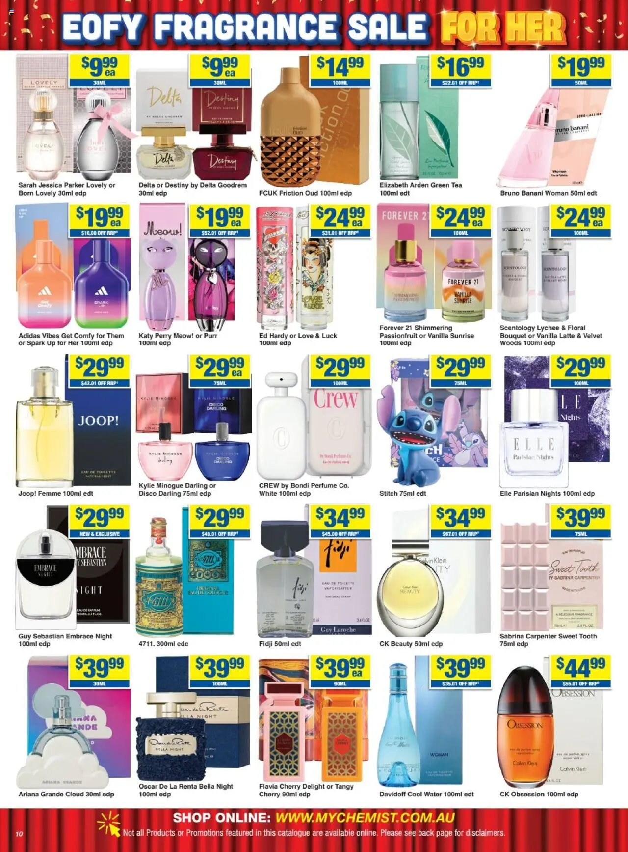 My Chemist catalogue - valid from 26.06.2025 | Page: 10 | Products: Perfume, Passionfruit, Water, Cologne